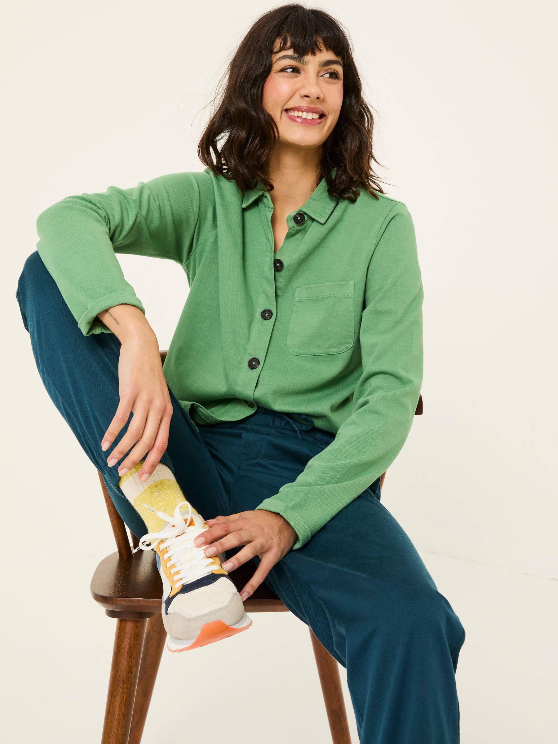 Jess Green 100% Cotton Jersey Shirt - Image 4 of 9