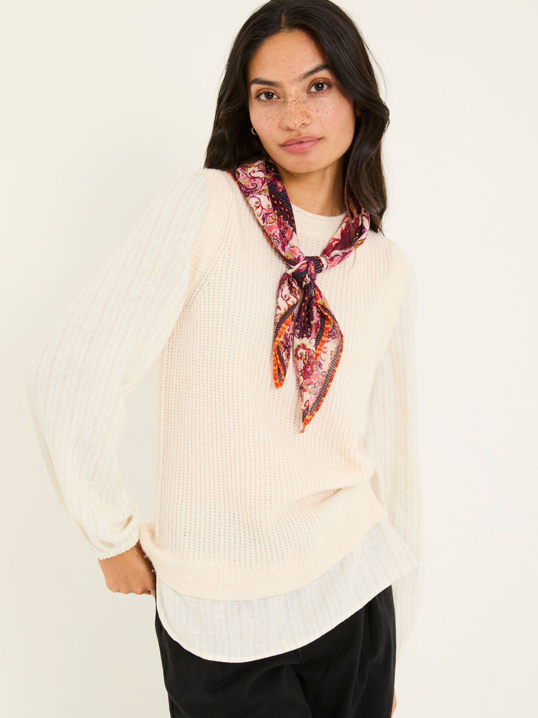 Light Natural Amara 2 In 1 Knitted Tank - Image 2 of 11