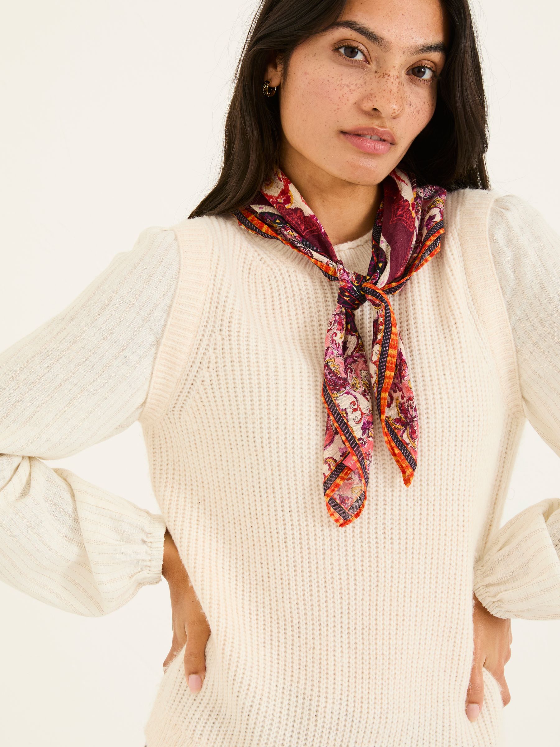Light Natural Amara 2 In 1 Knitted Tank - Image 6 of 11