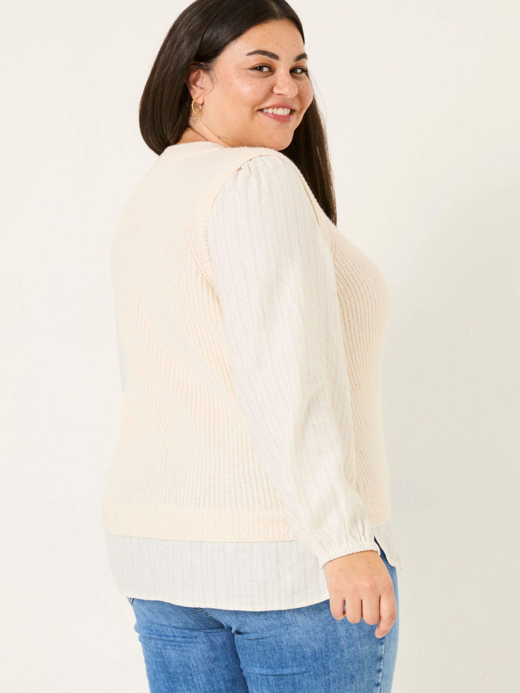 Light Natural Amara 2 In 1 Knitted Tank - Image 9 of 11