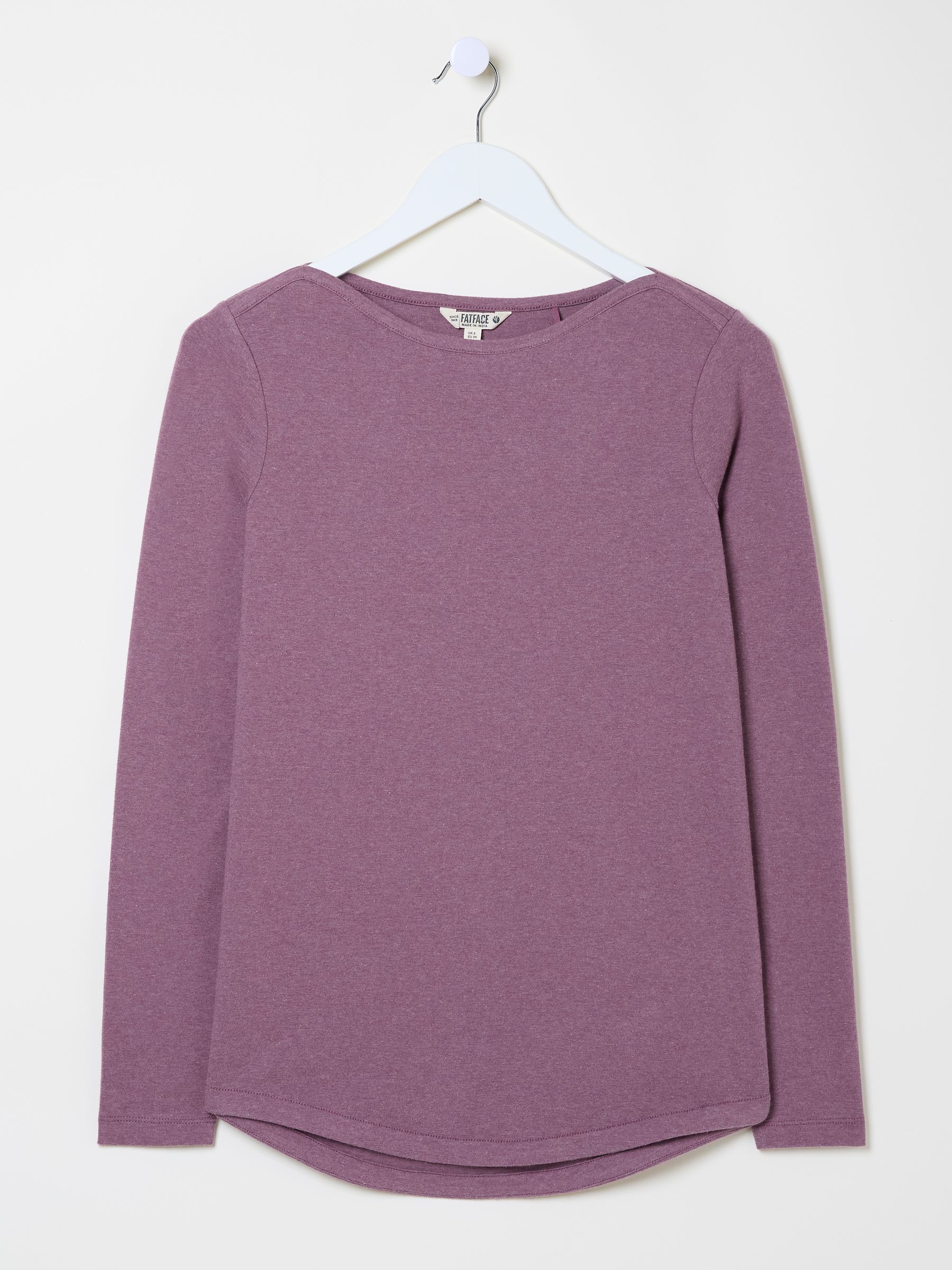 Bree Dusky Purple Long Sleeve T-Shirt - Image 6 of 6