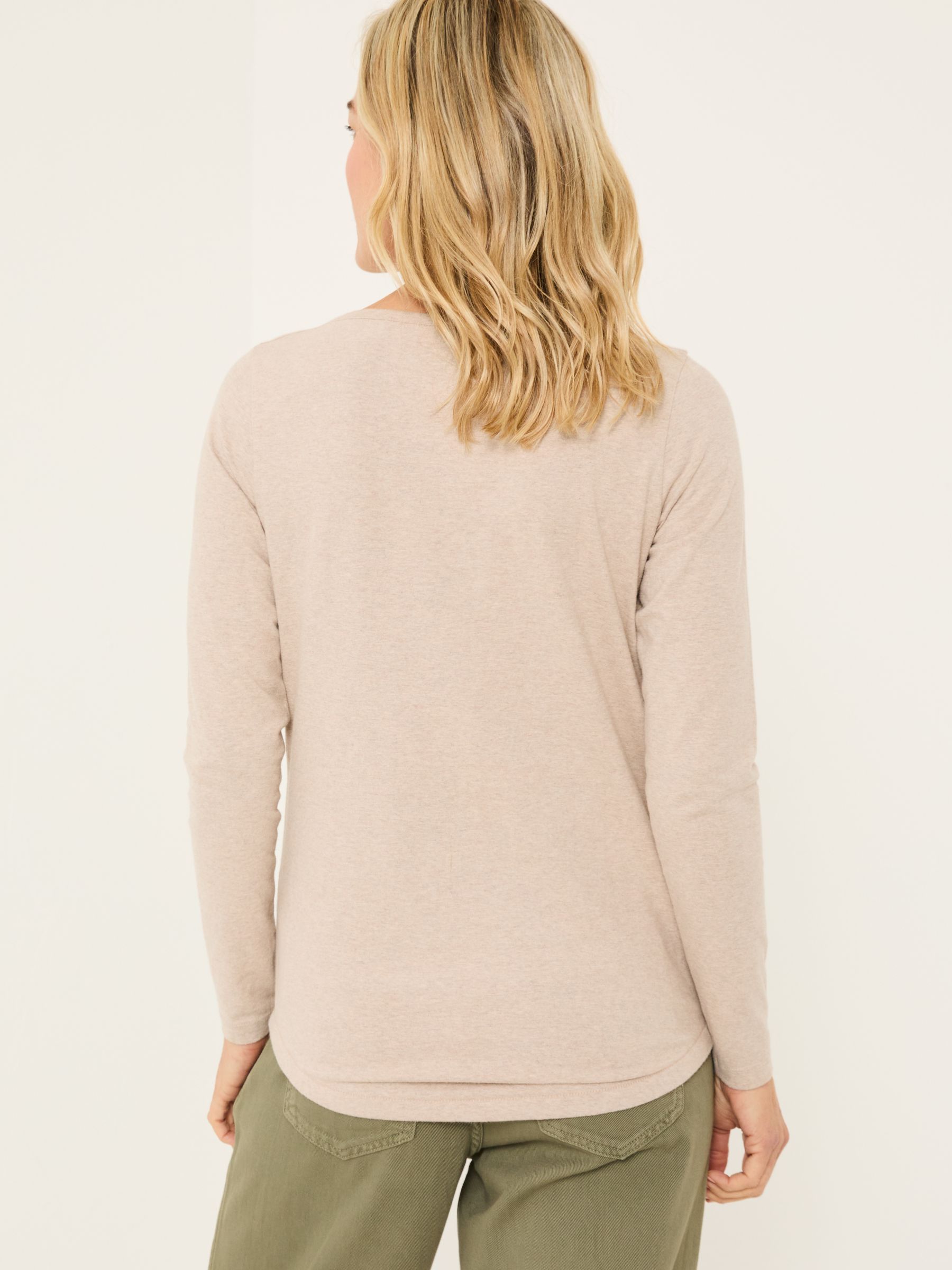 Bree Oatmeal Long Sleeve T-Shirt - Image 2 of 5