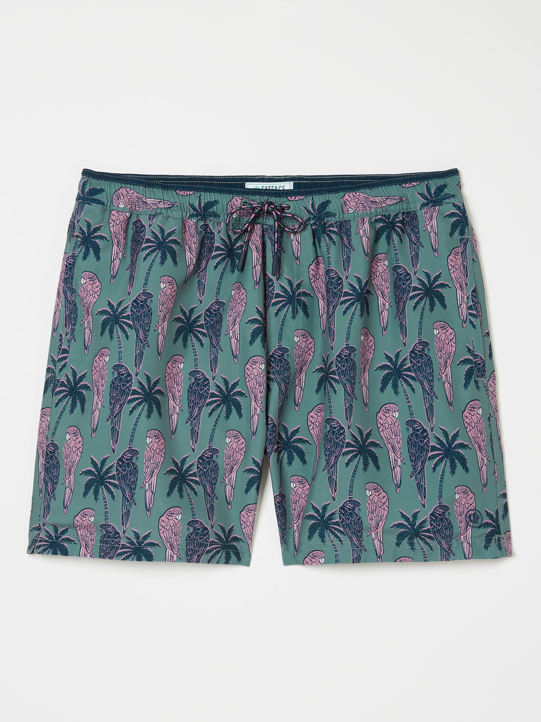 Trevose Green Parrot Swim Shorts - Image 5 of 5