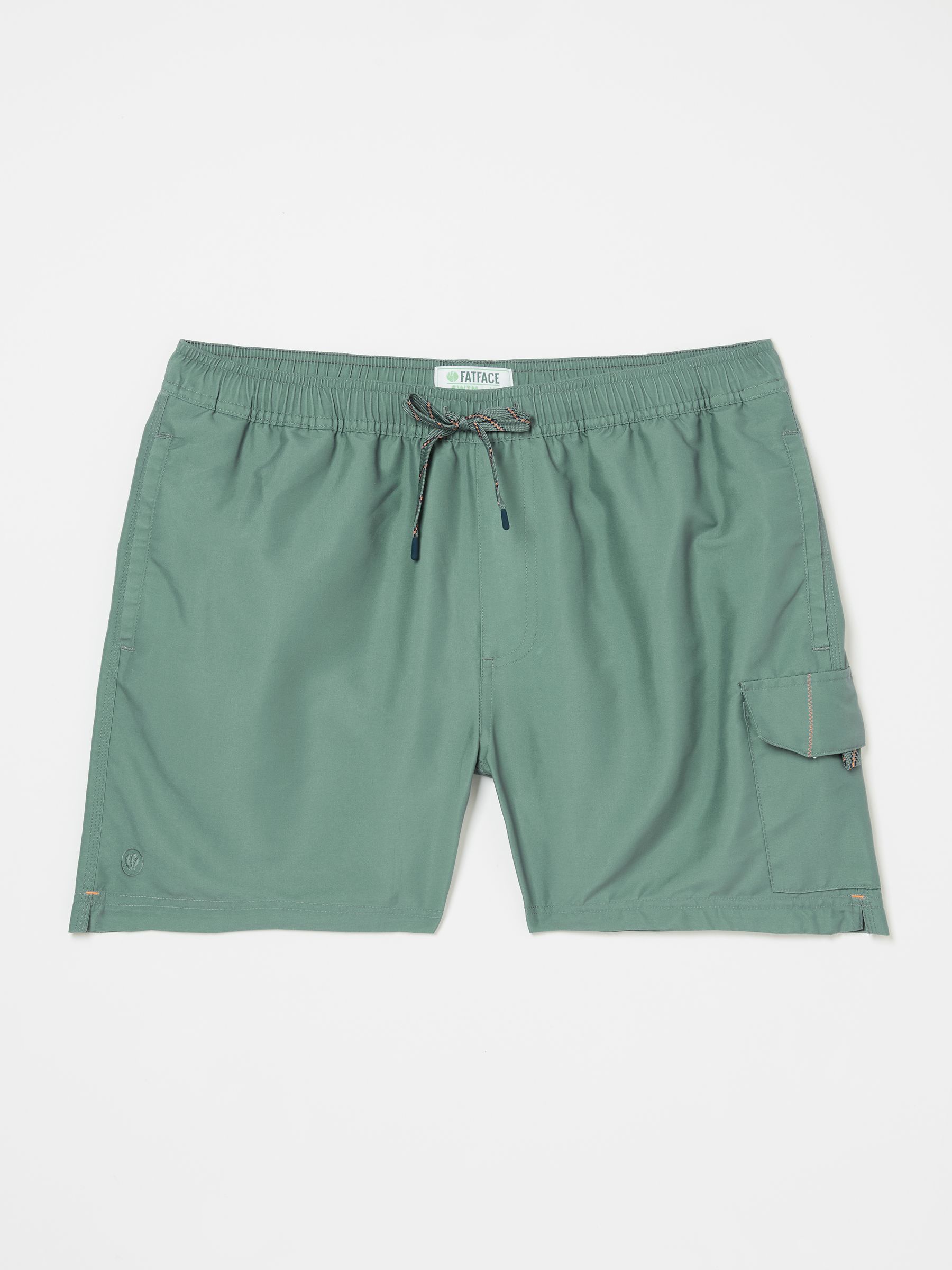 Trevose Khaki Green Cargo Swim Shorts - Image 3 of 4