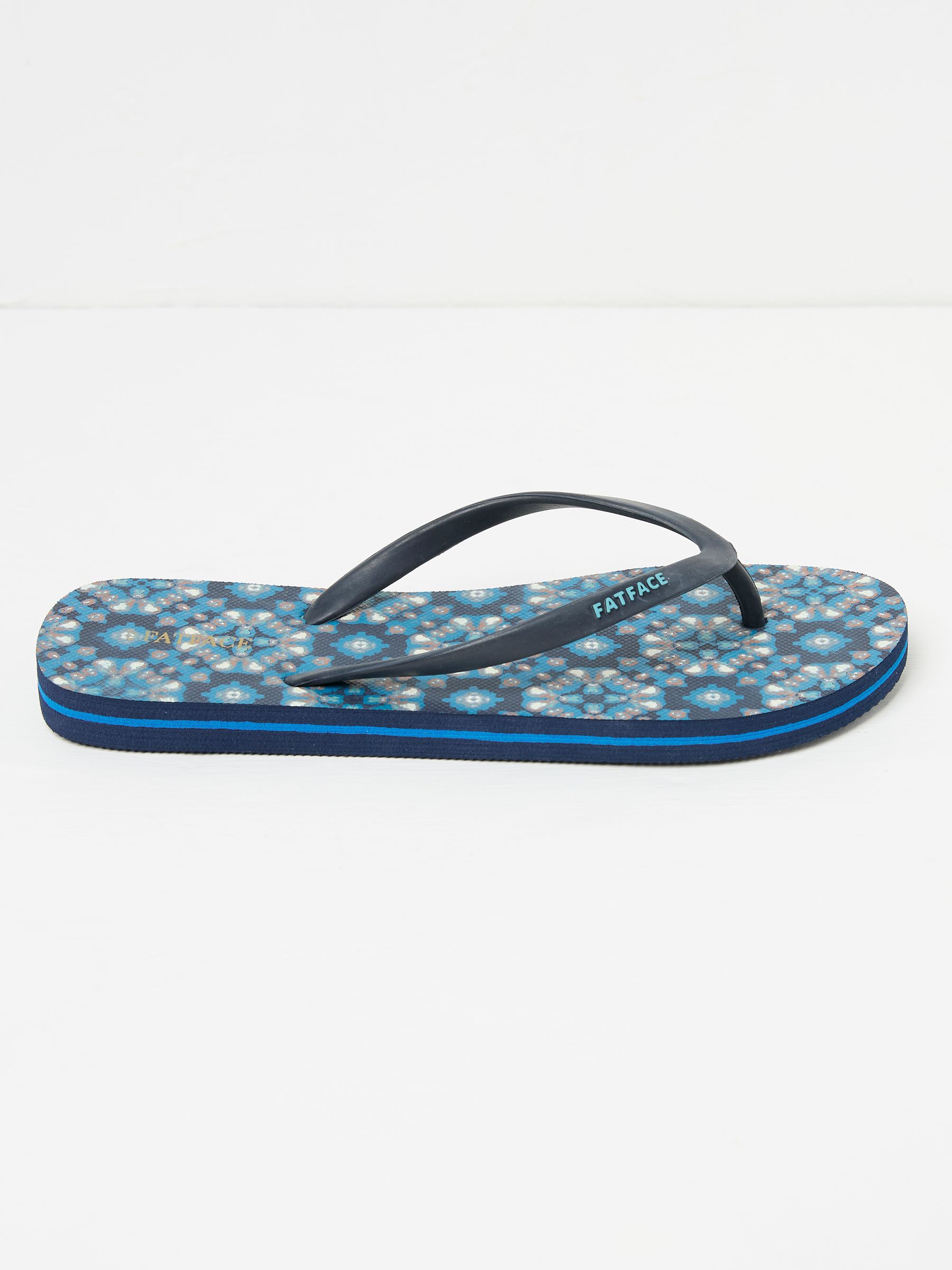 Portloe Navy Flip Flops - Image 2 of 3