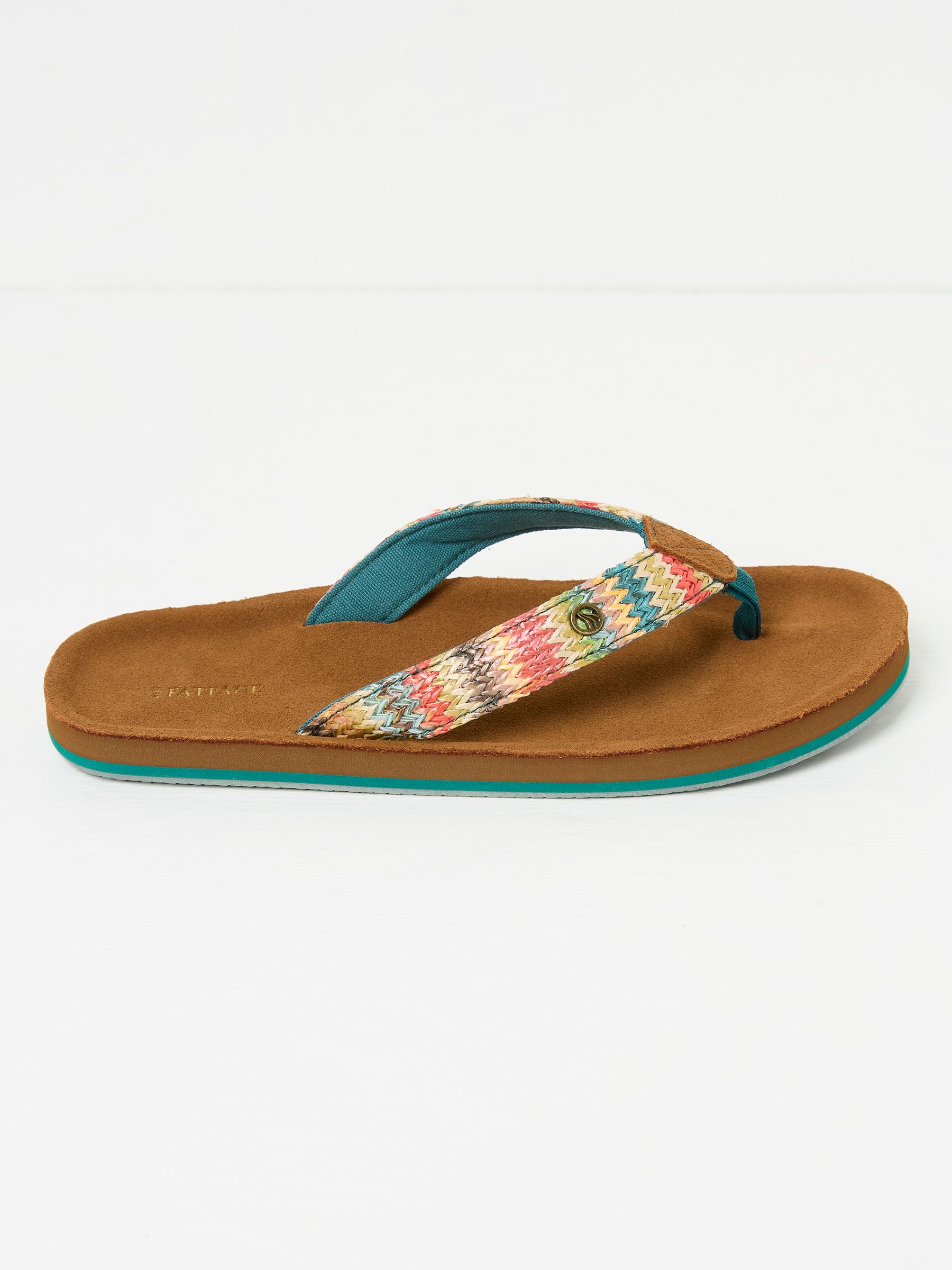 Somerton Tan Brown Flip Flops - Image 1 of 3