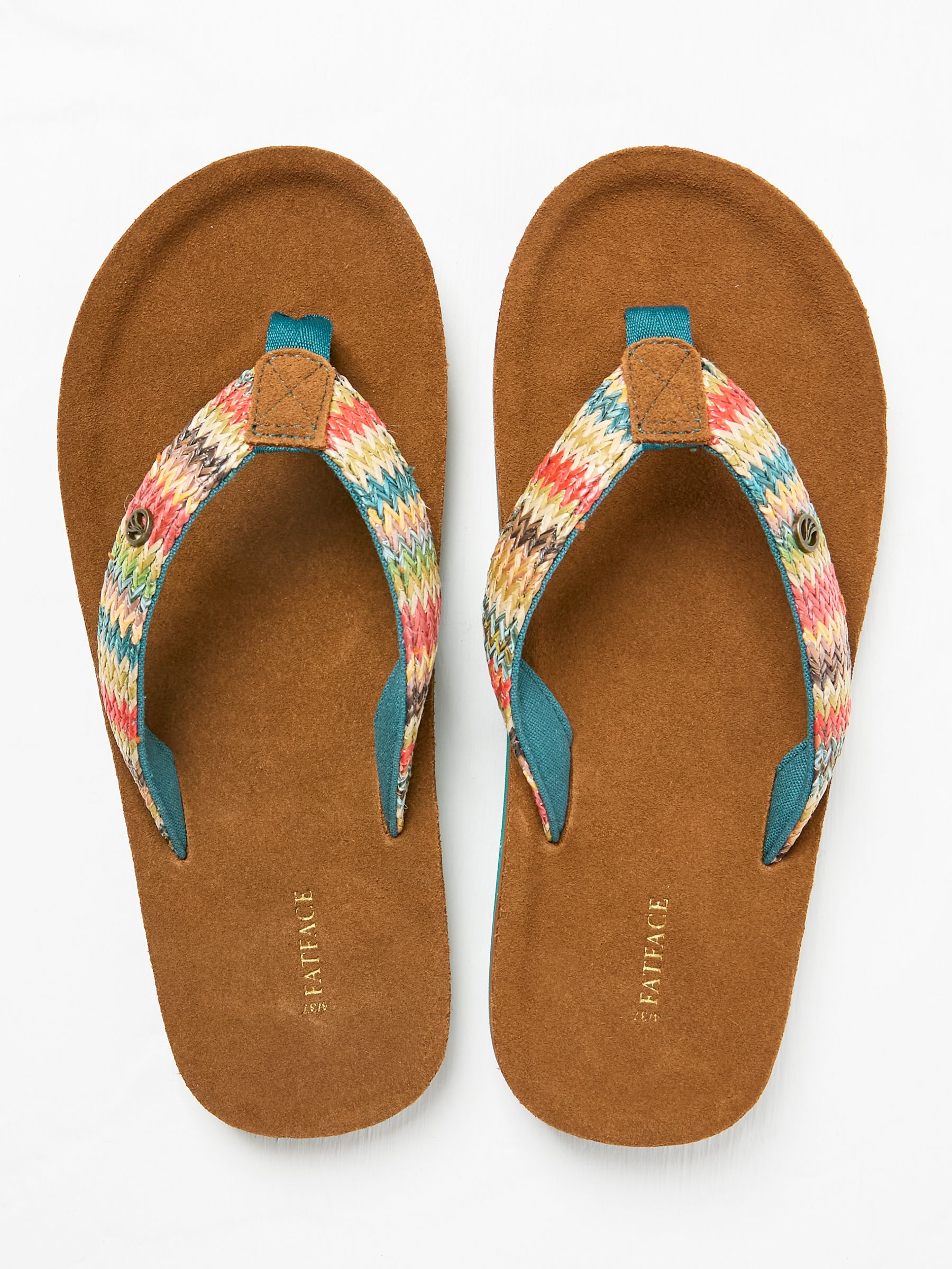 Somerton Tan Brown Flip Flops - Image 2 of 3
