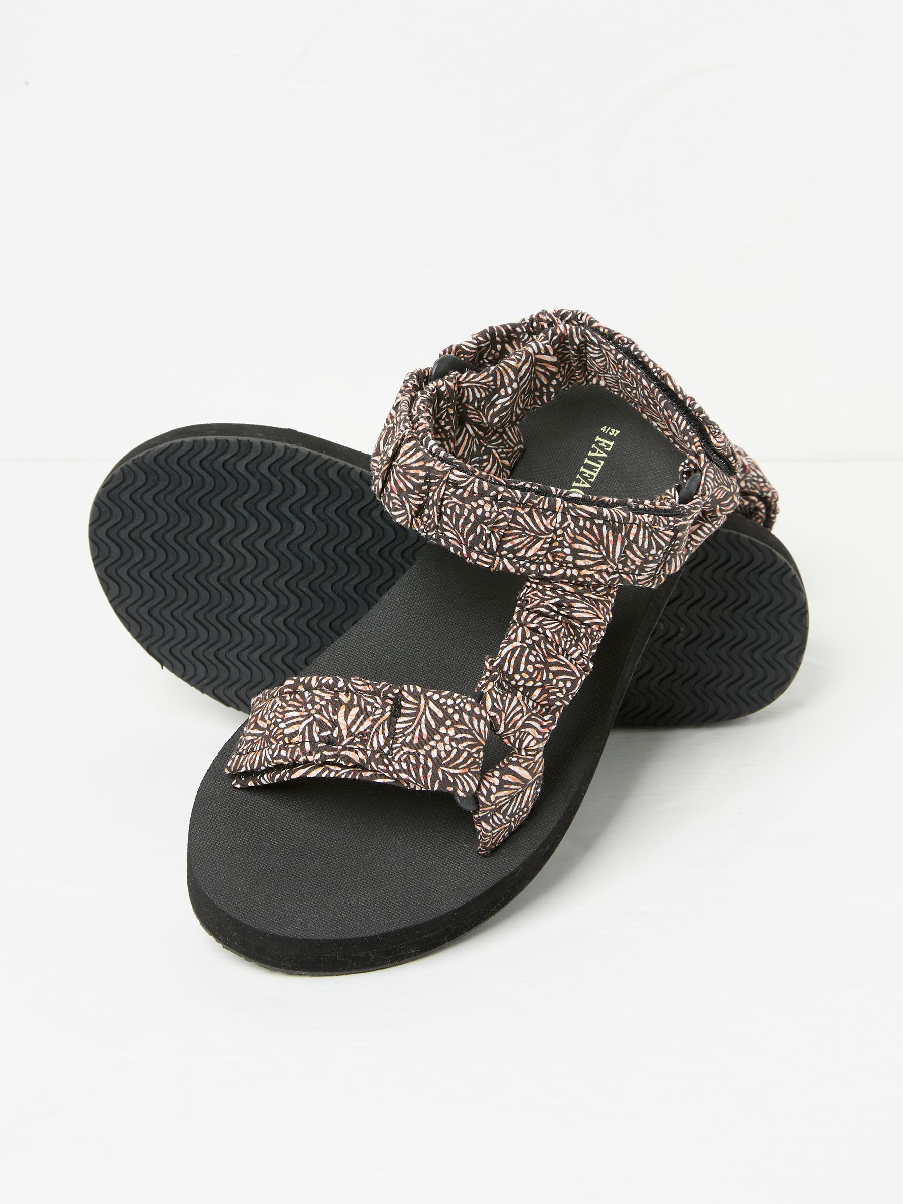 Black Ettie Walking Sandals - Image 2 of 3