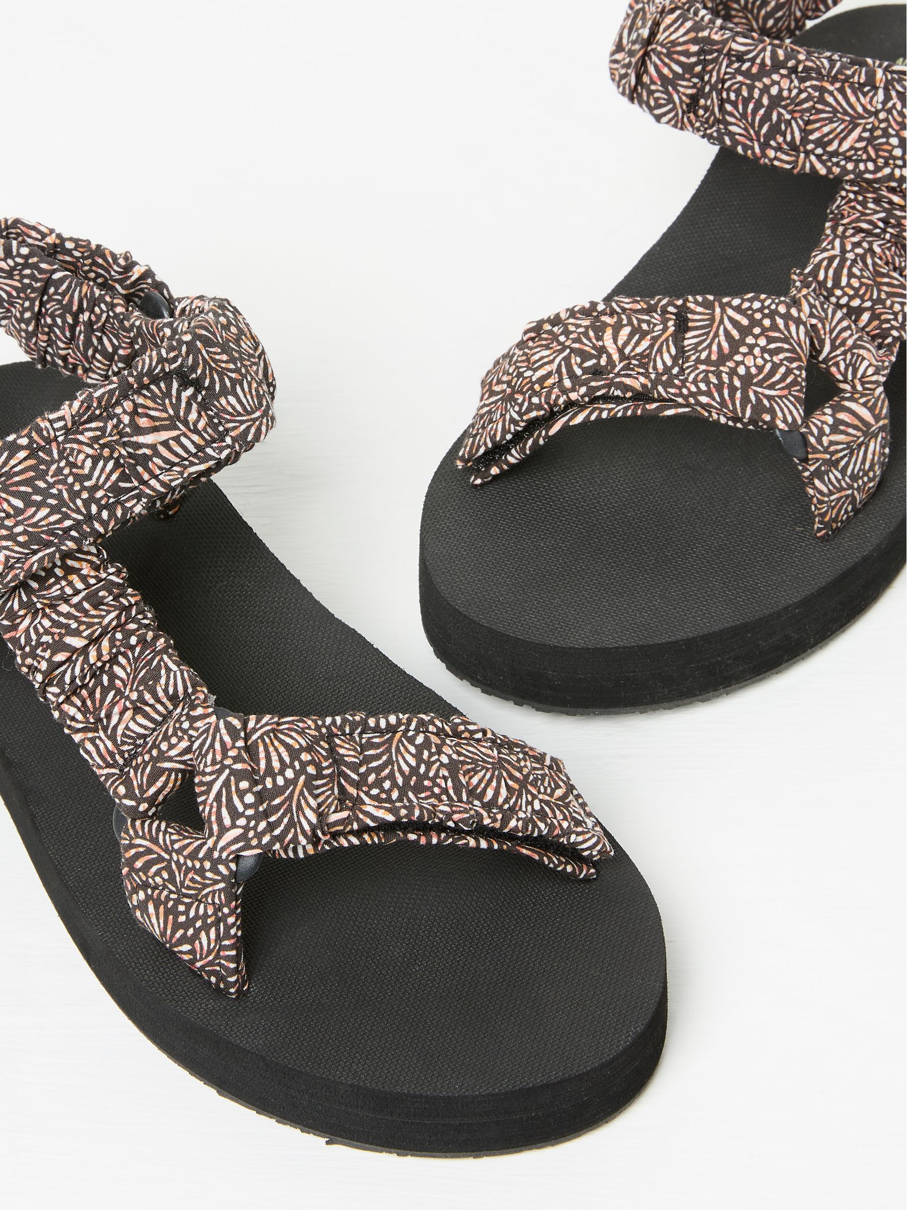 Black Ettie Walking Sandals - Image 3 of 3