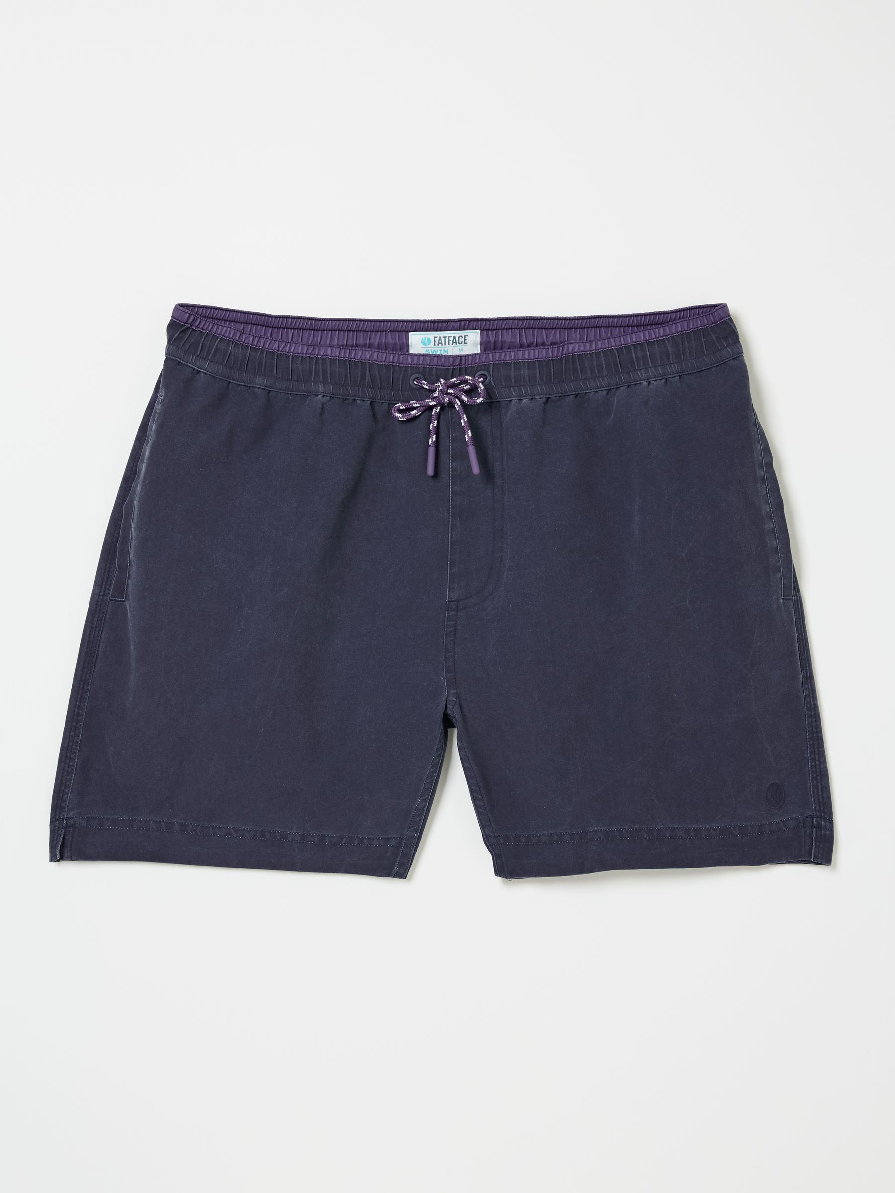 Trevose Navy Plain Swim Shorts - Image 6 of 6