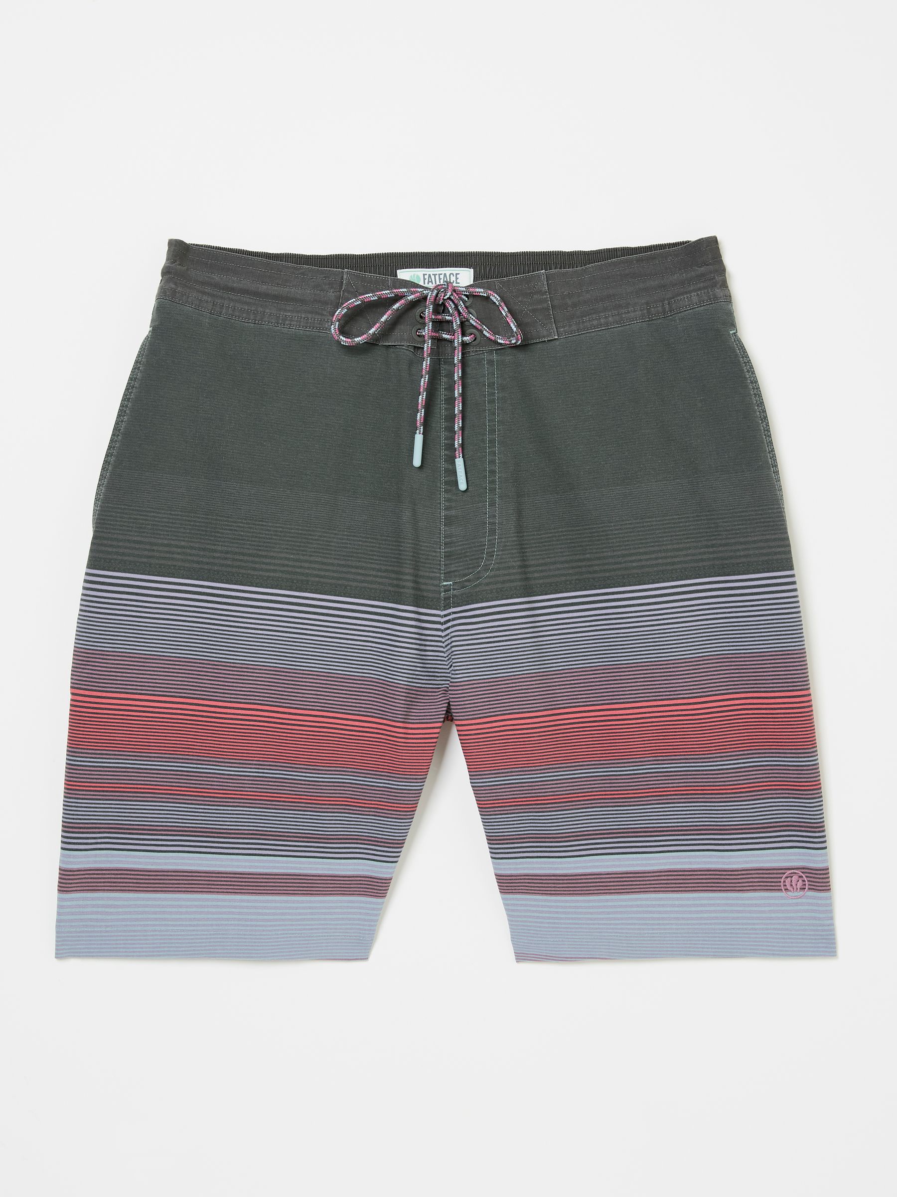 Camber Pink Blue Stripe Swim Shorts - Image 6 of 6