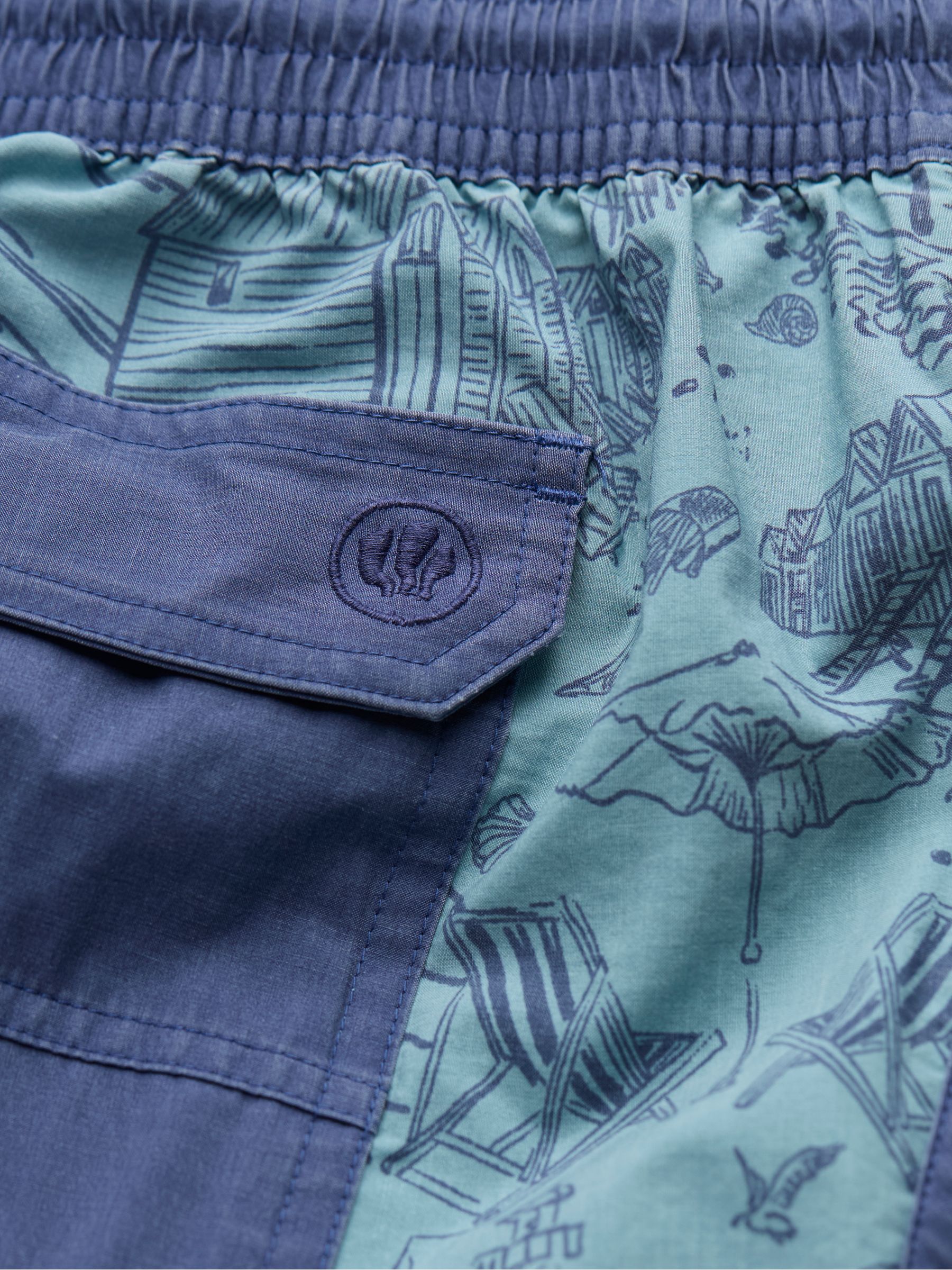 Camber Pale Blue Swim Shorts - Image 6 of 6