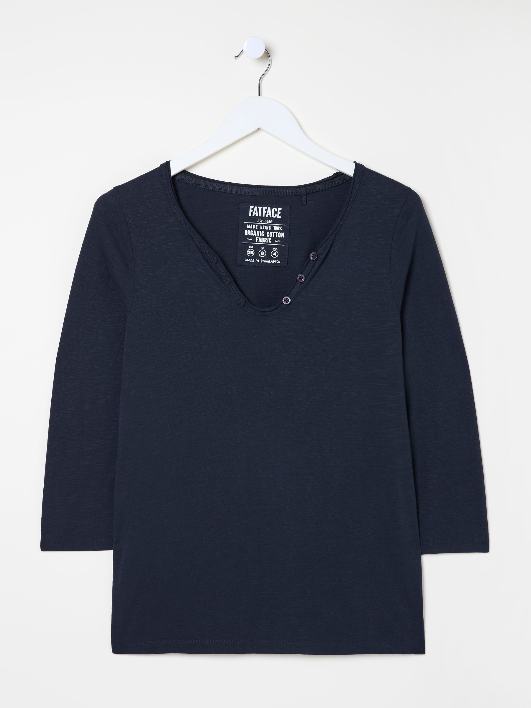 Porter Navy 100% Cotton T-Shirt - Image 4 of 4