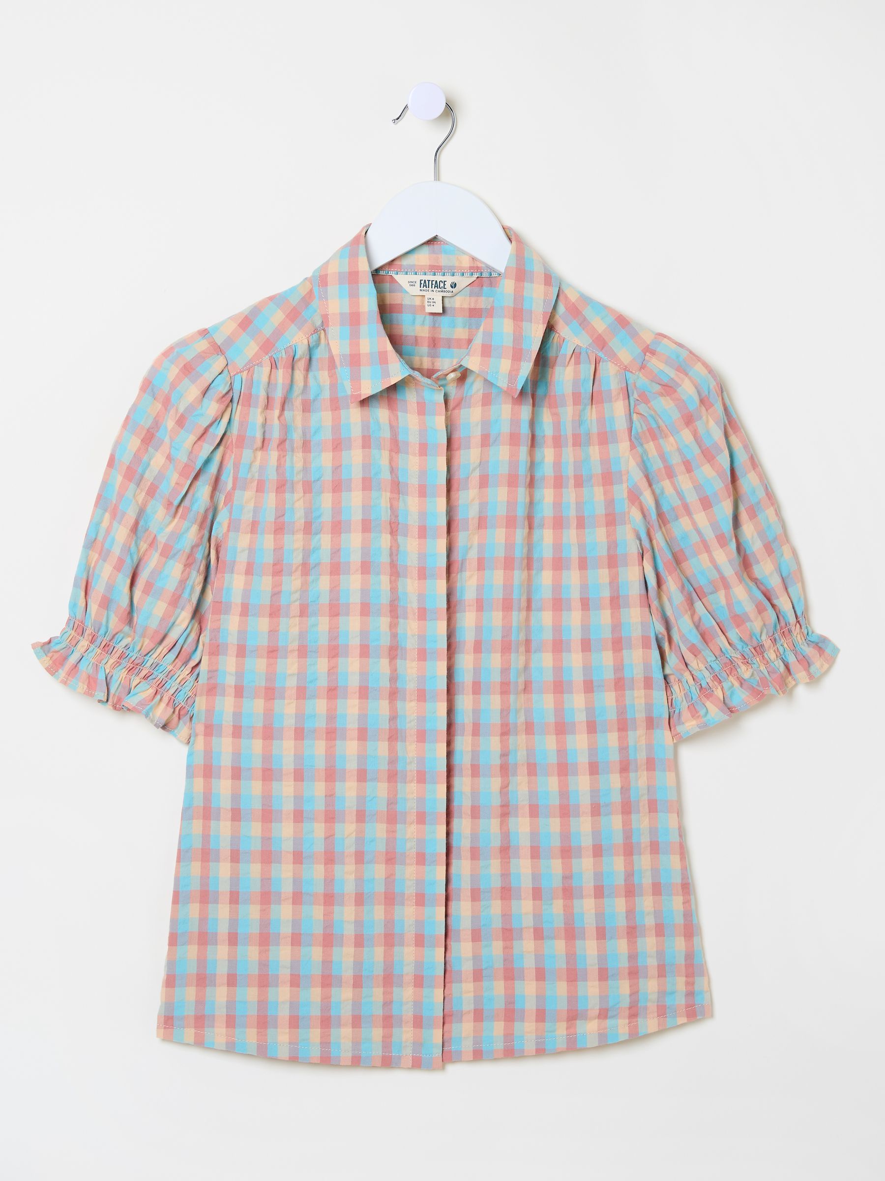 Multi Kat 100% Cotton Embroidered Shirt - Image 6 of 7