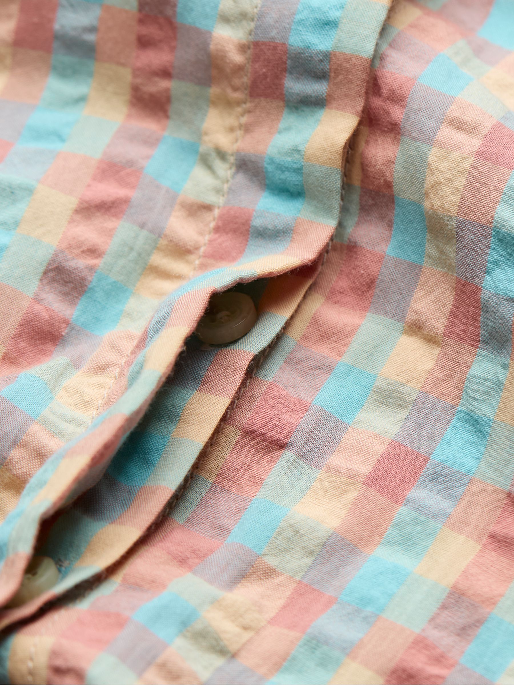 Multi Kat 100% Cotton Embroidered Shirt - Image 7 of 7