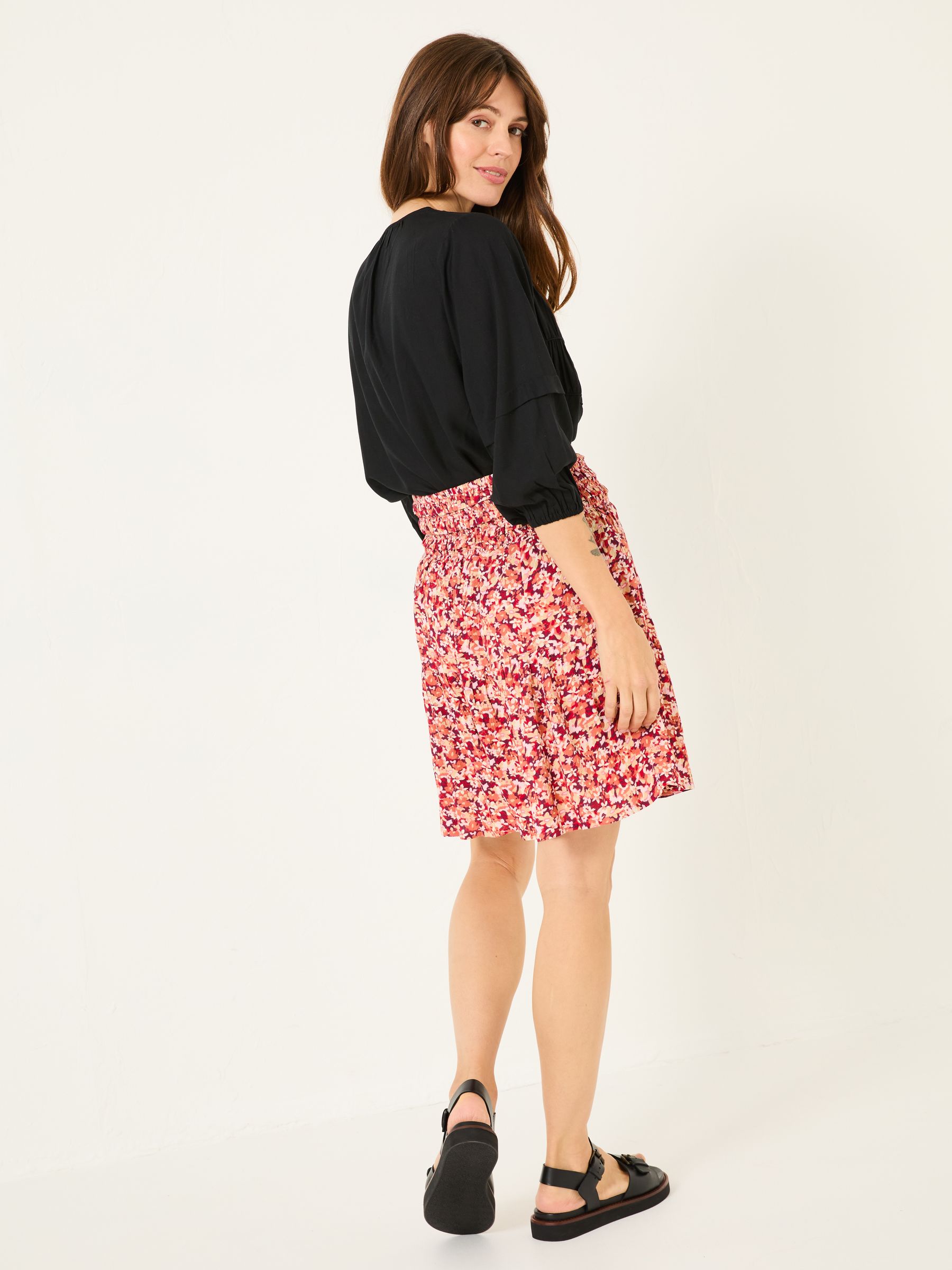 Calli Multi Abstract Floral Skirt - Image 2 of 7