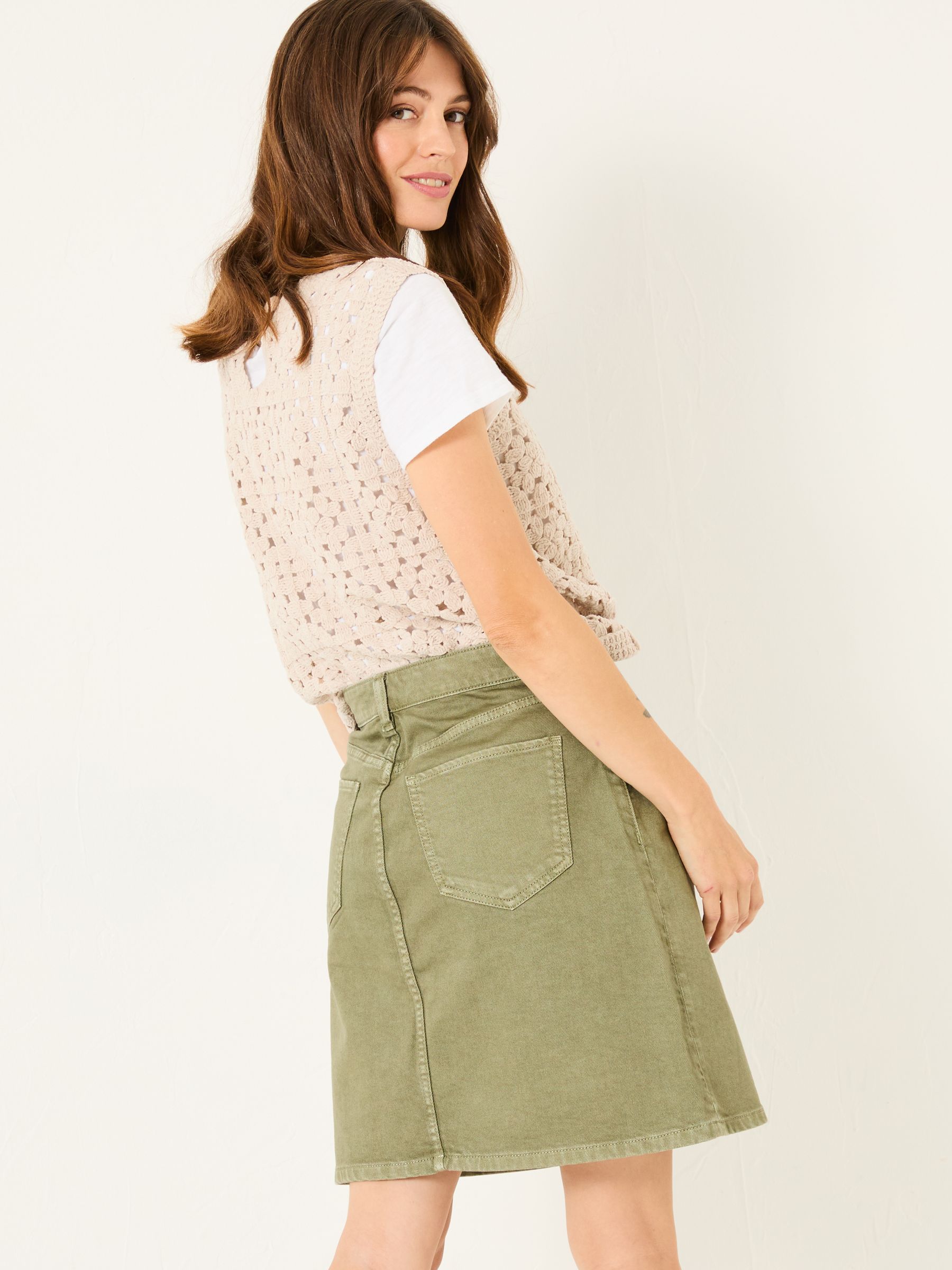 Olive Green Hattie Skirt - Image 2 of 4