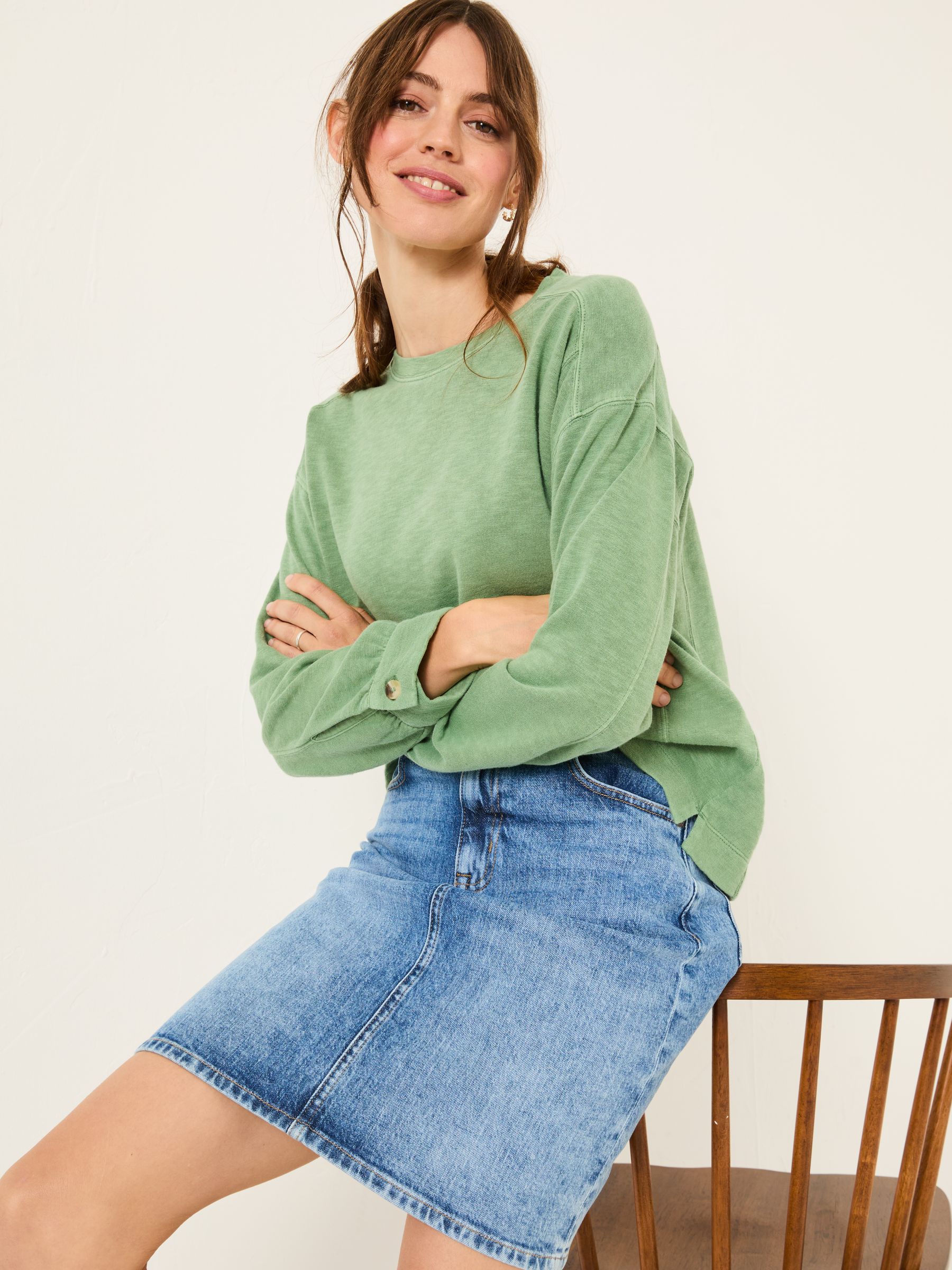 Blue Denim Hattie Skirt - Image 4 of 6