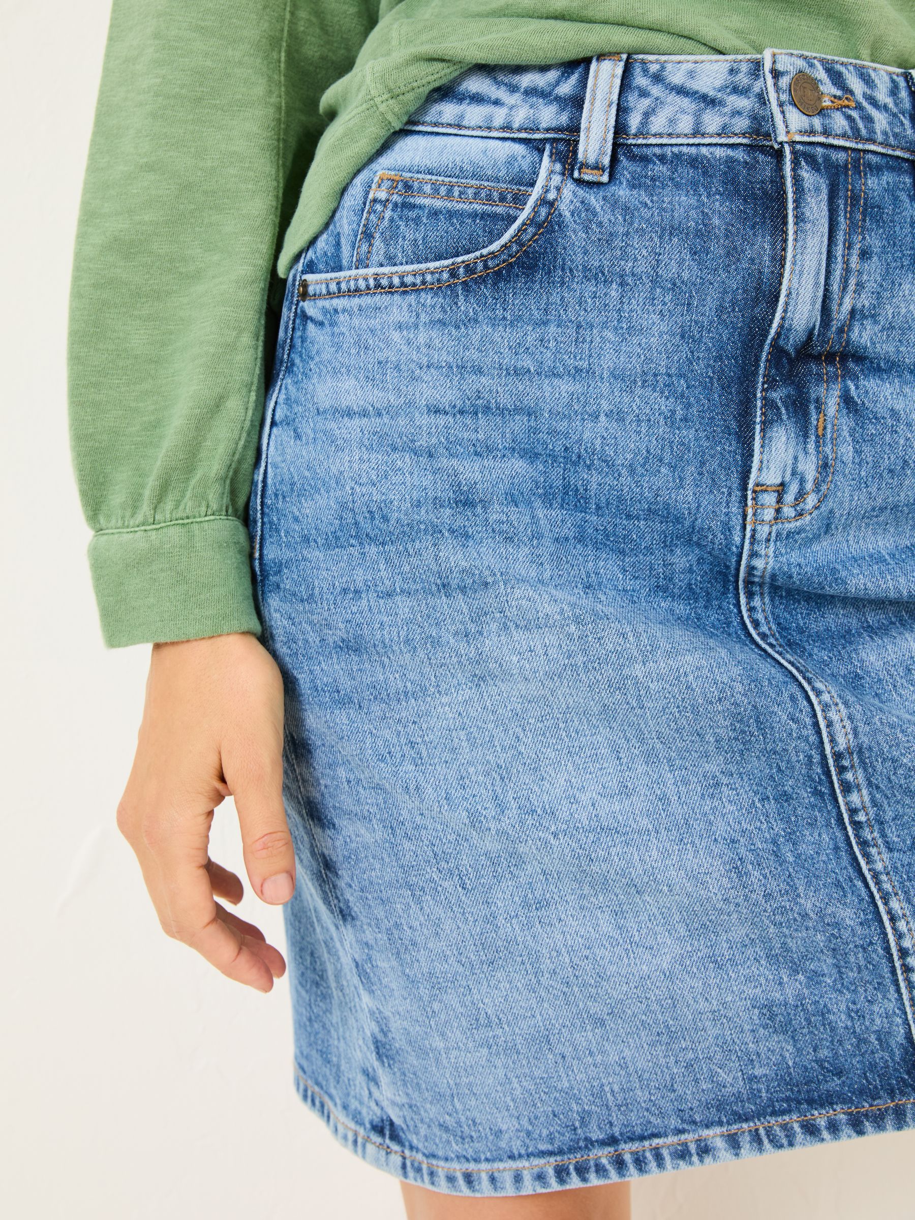 Blue Denim Hattie Skirt - Image 5 of 6
