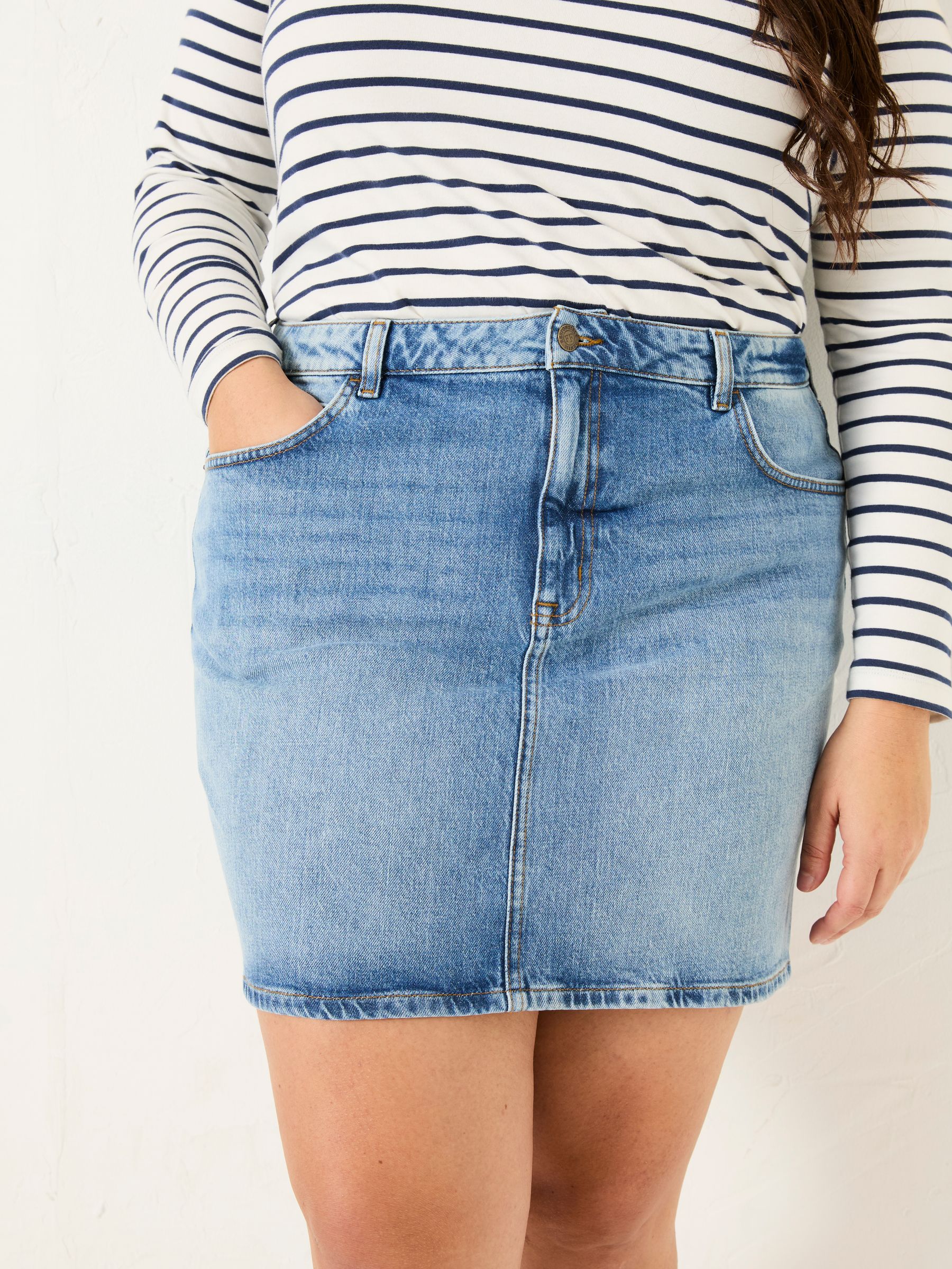 Blue Denim Hattie Skirt - Image 8 of 9