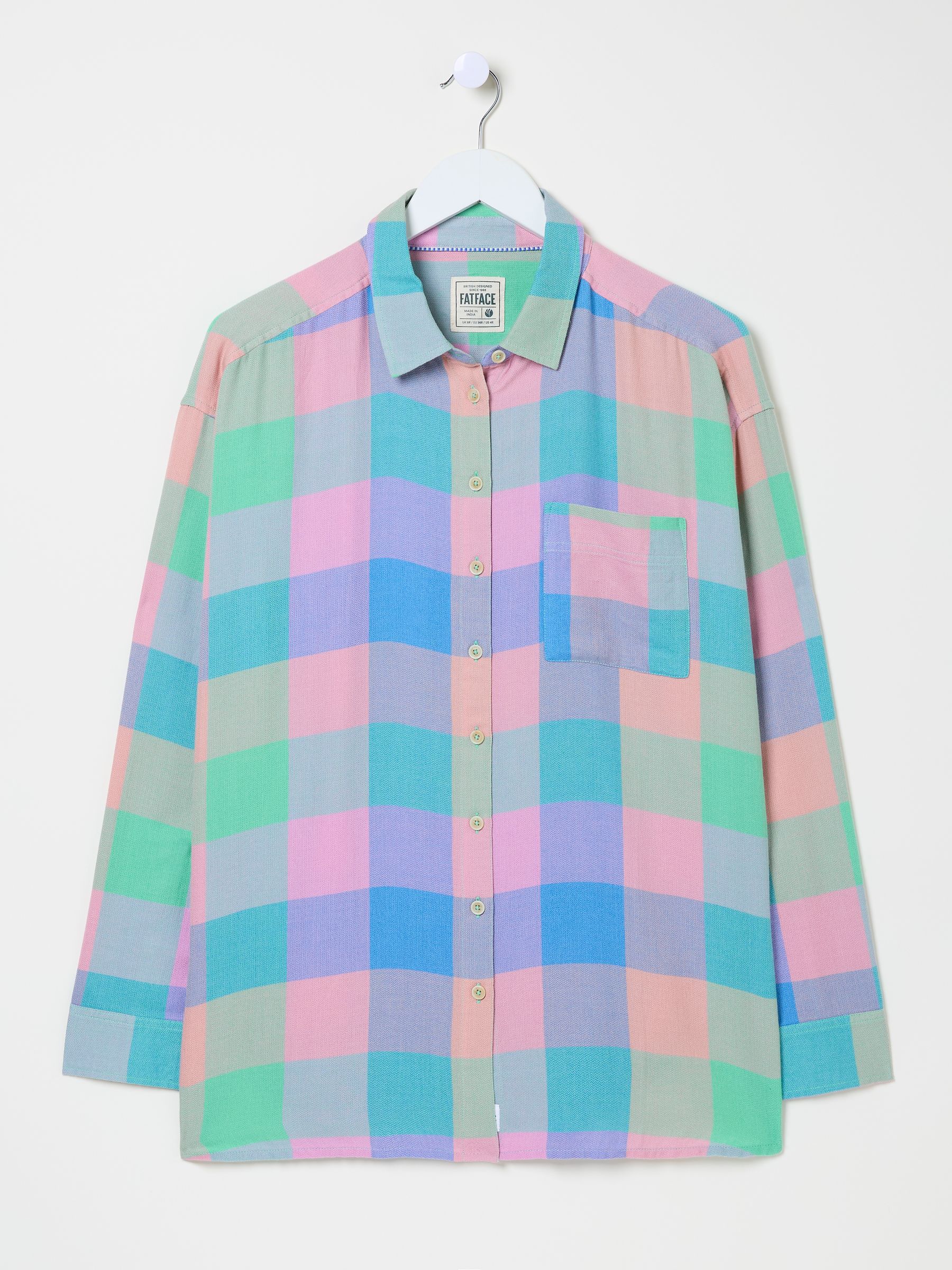Multi 100% Cotton Carolin Check Shirt - Image 10 of 10