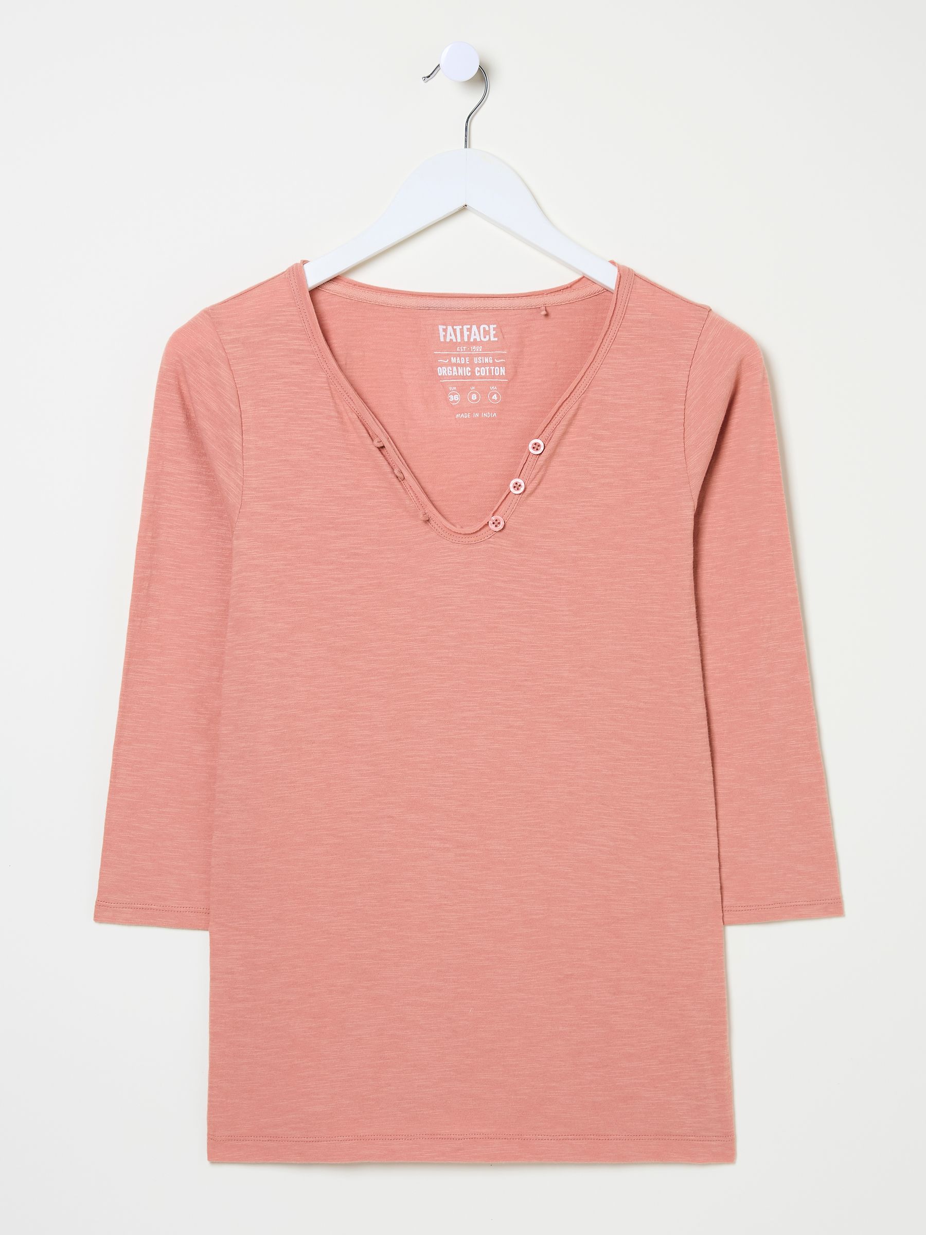 Porter Nude Pink 100% Cotton T-Shirt - Image 5 of 5