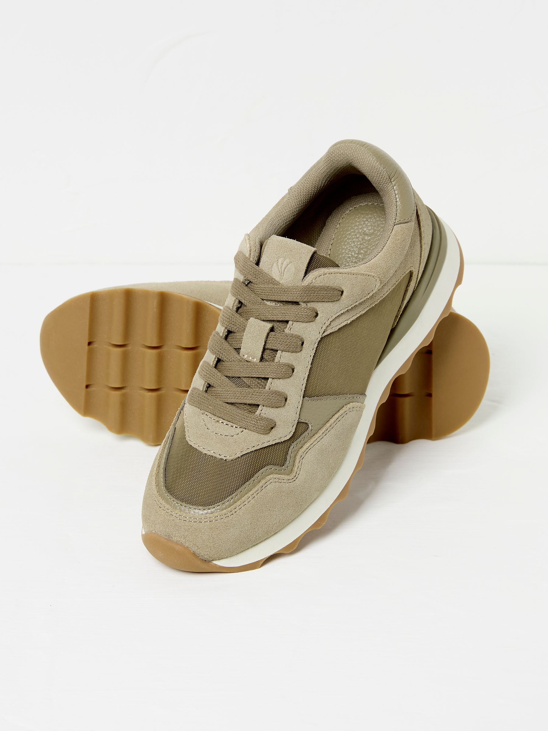 Khaki/Green Iva Runner Trainer - Image 3 of 3