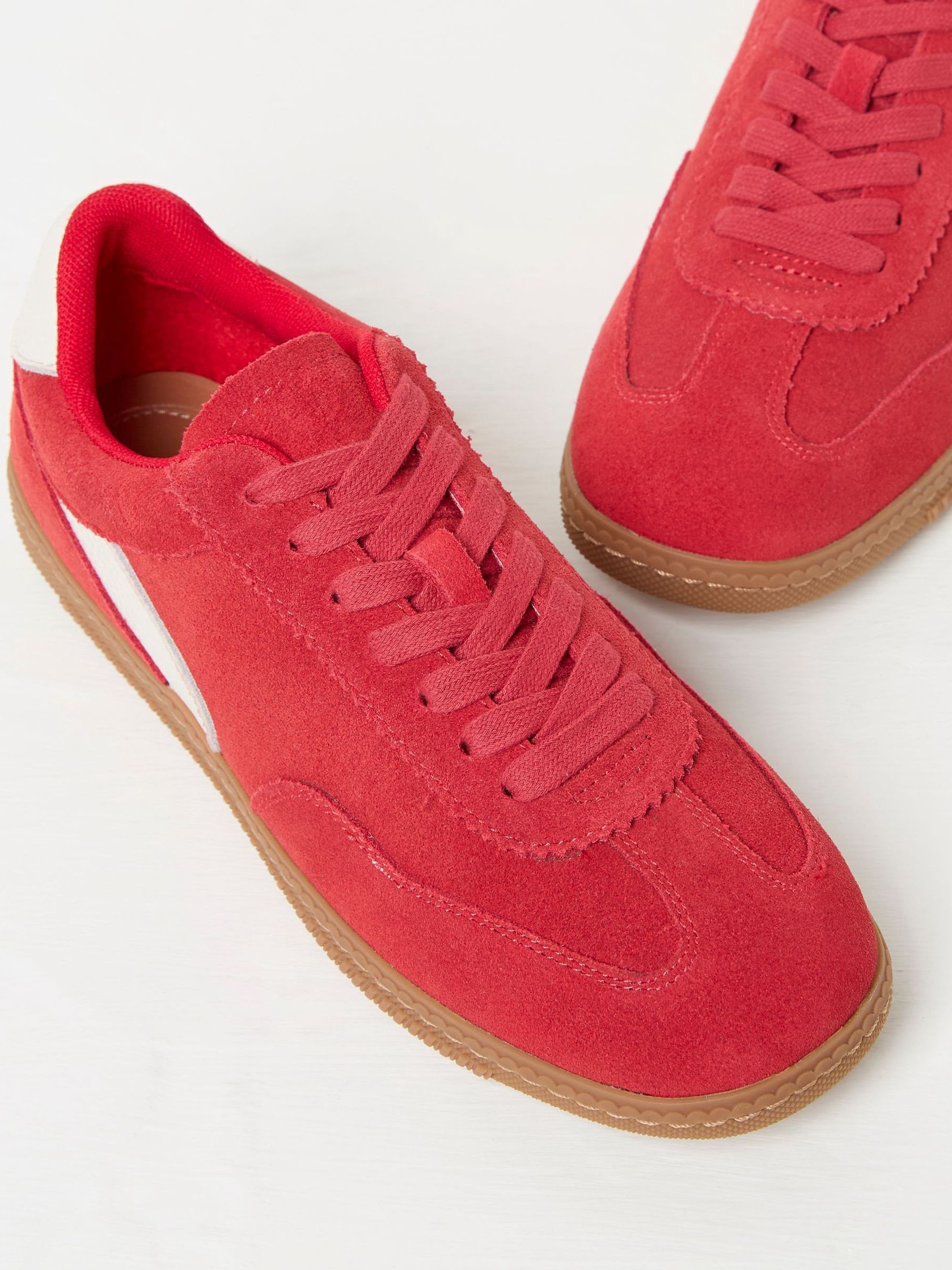 Red Fia Retro Trainer - Image 2 of 3