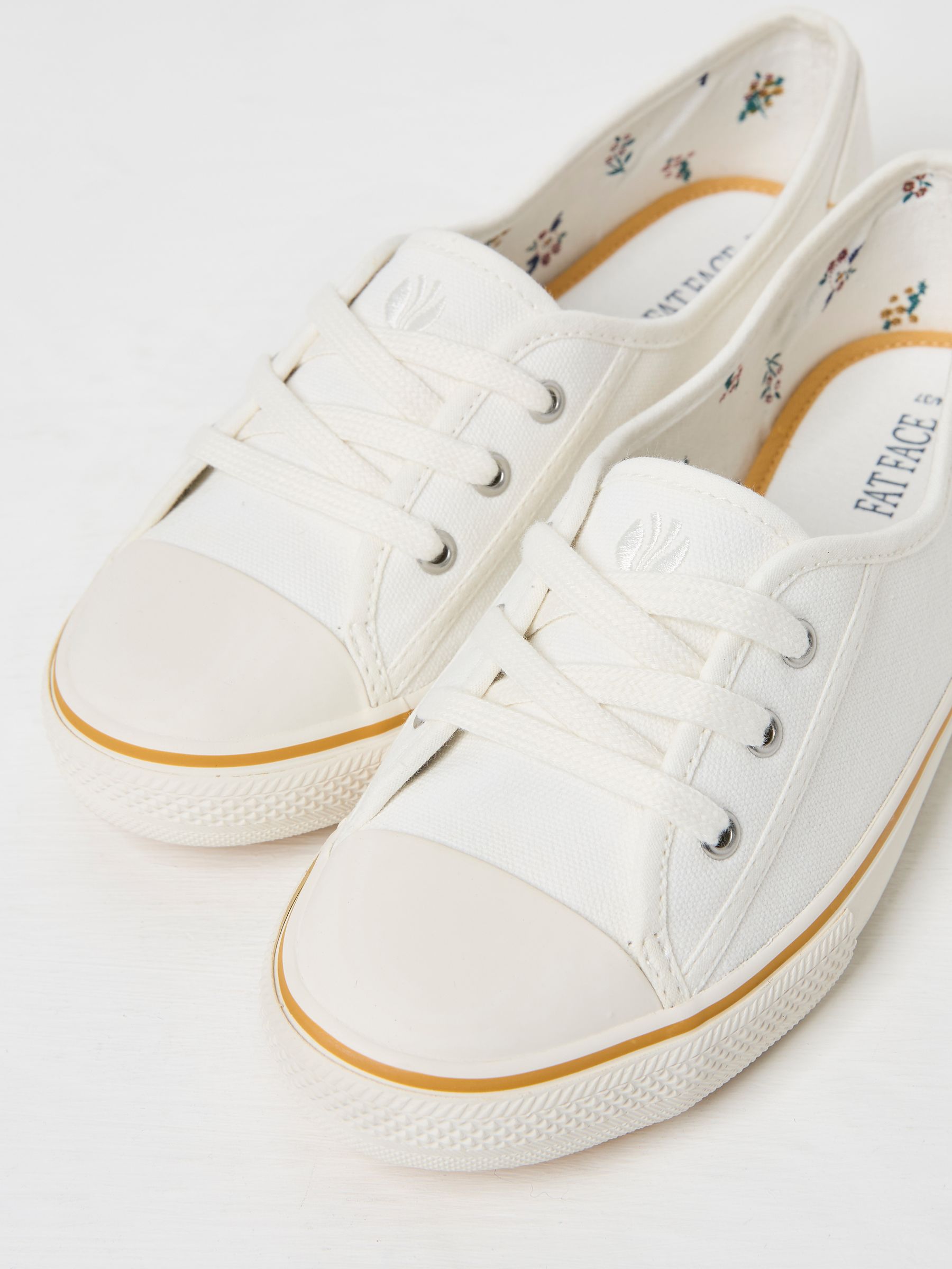 White Suzie Ballet Trainers - Image 2 of 3