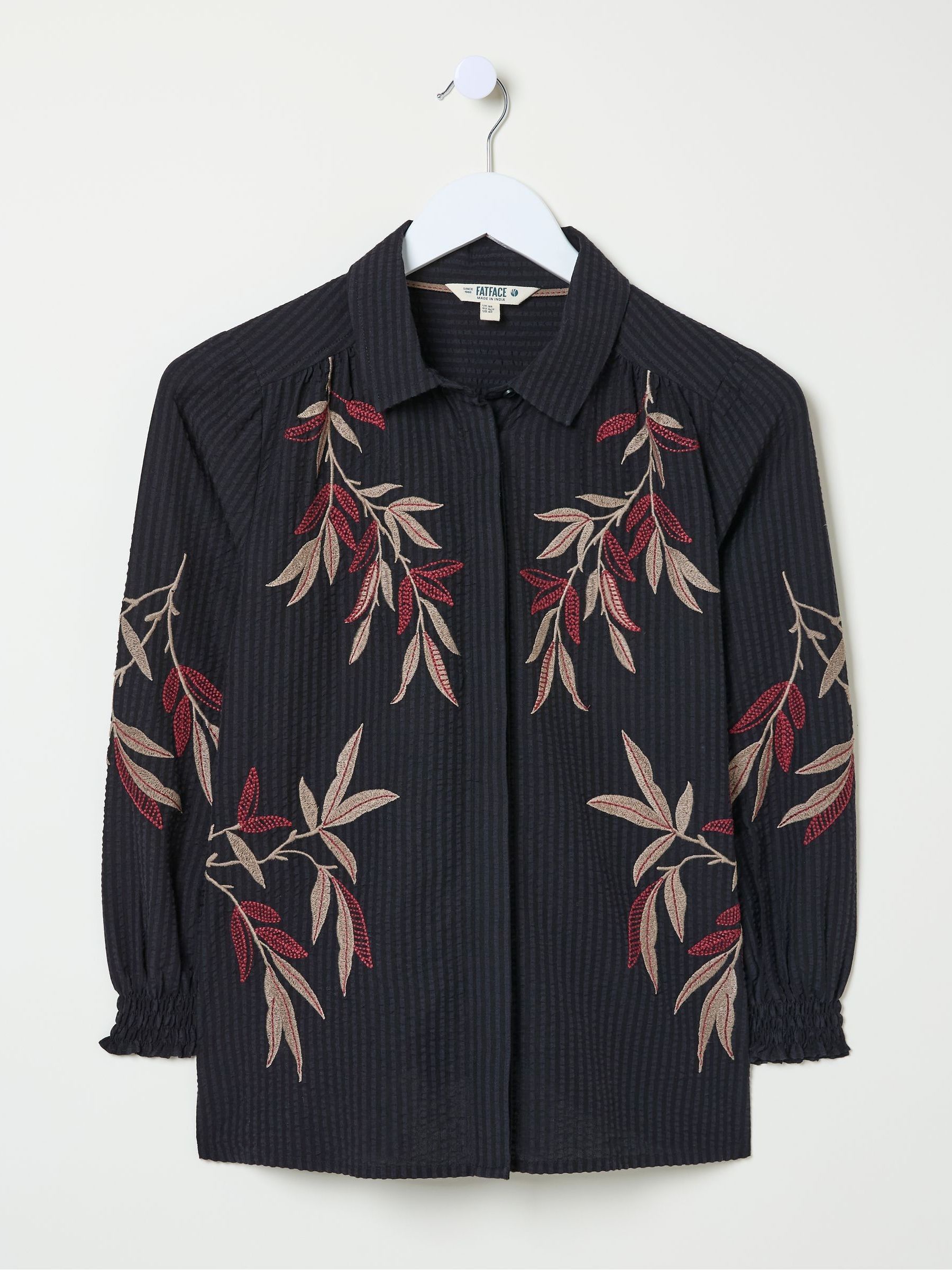 Black Kate Embroidered Shirt - Image 6 of 6