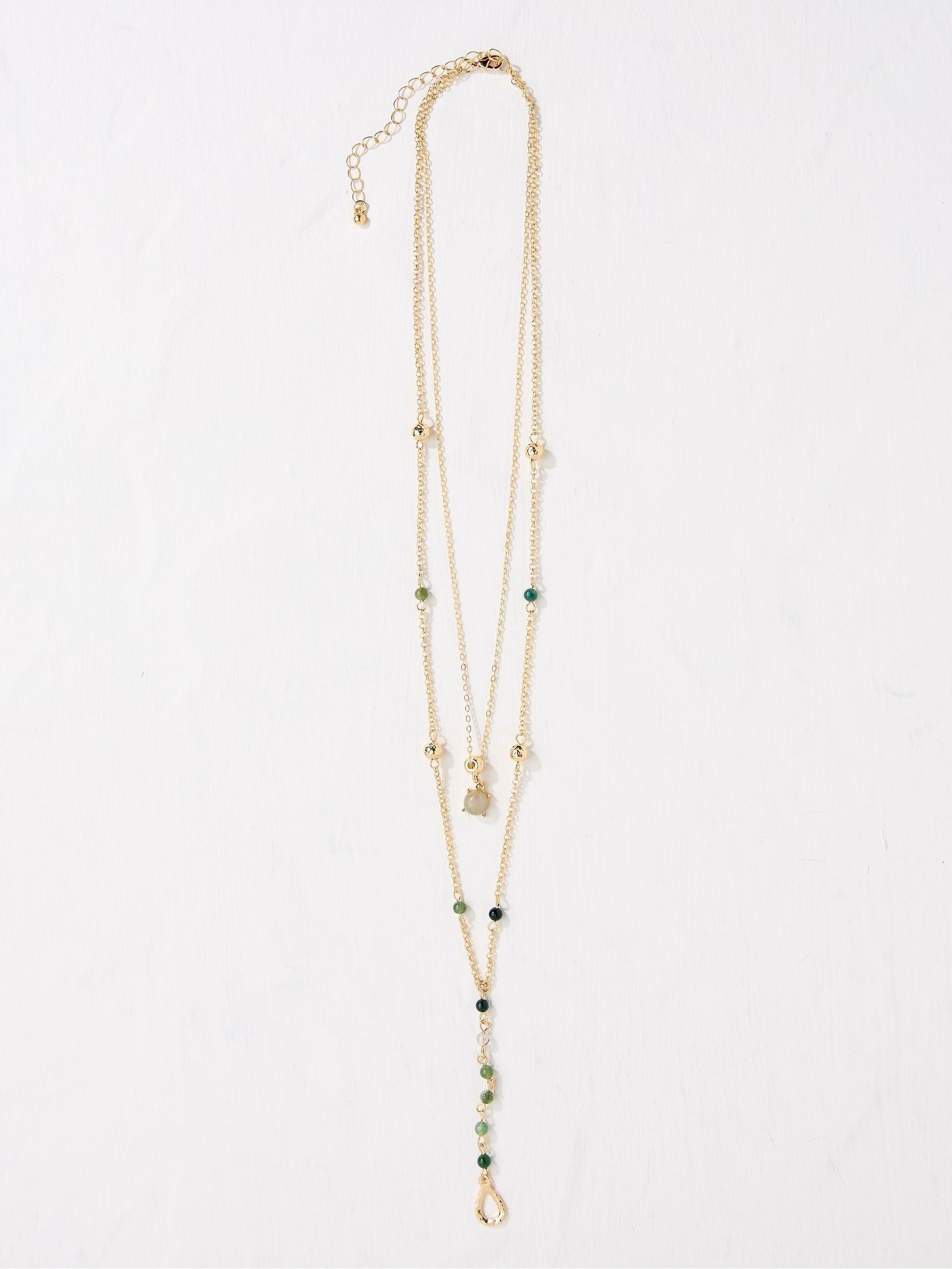 Gold Tone Layered Necklace - Image 1 of 2