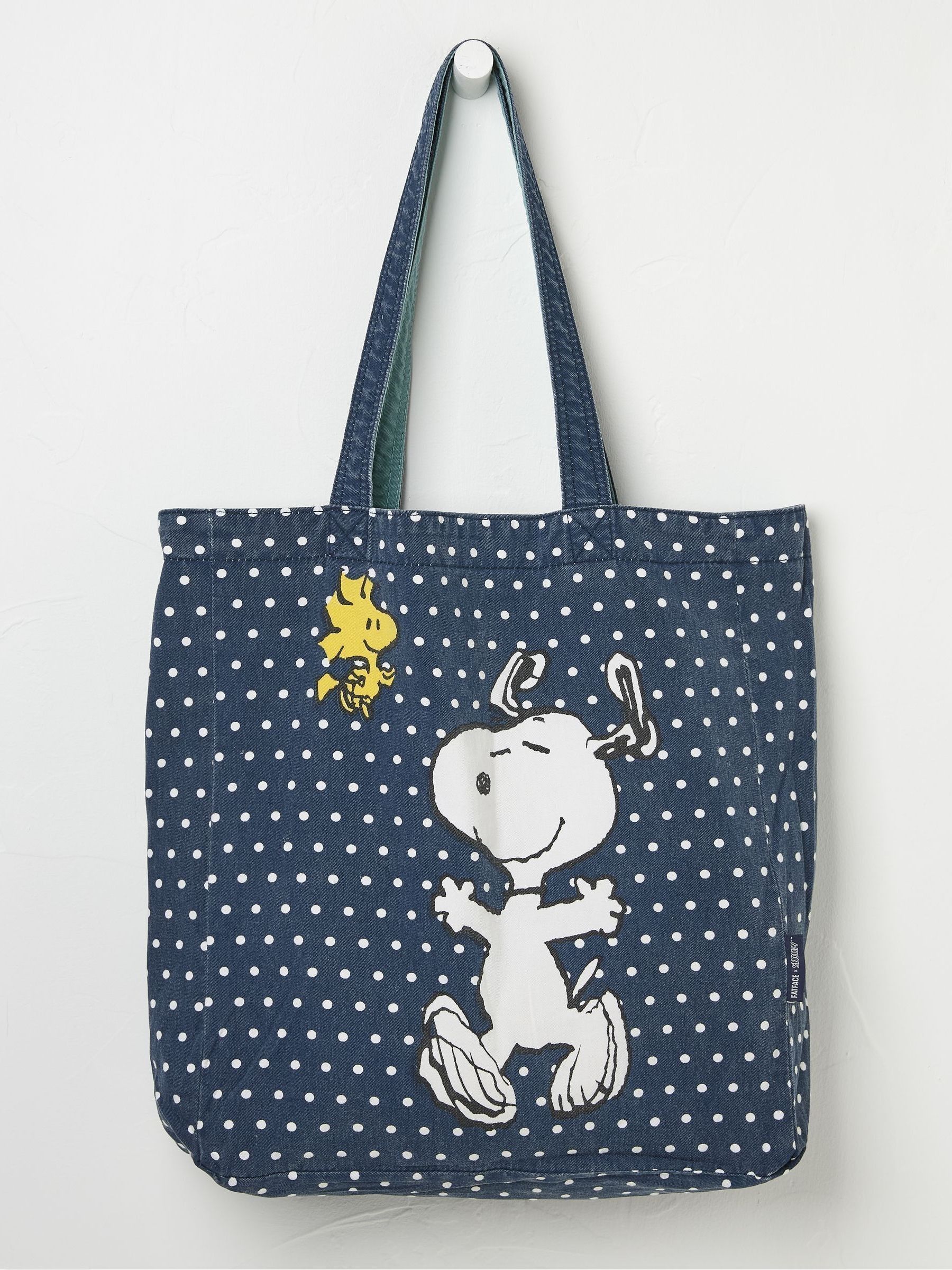 Snoopy Green Reversible Tote Bag - Image 2 of 2
