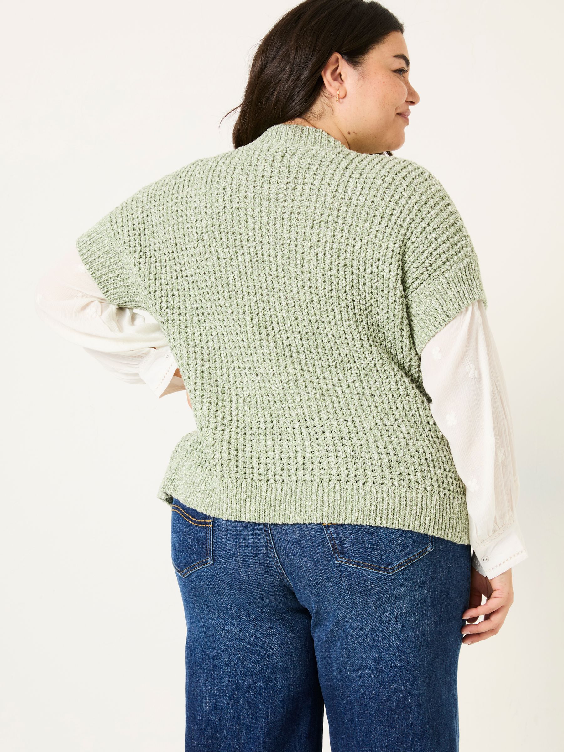 Erika Green Knitted Kimono Cardigan - Image 2 of 10