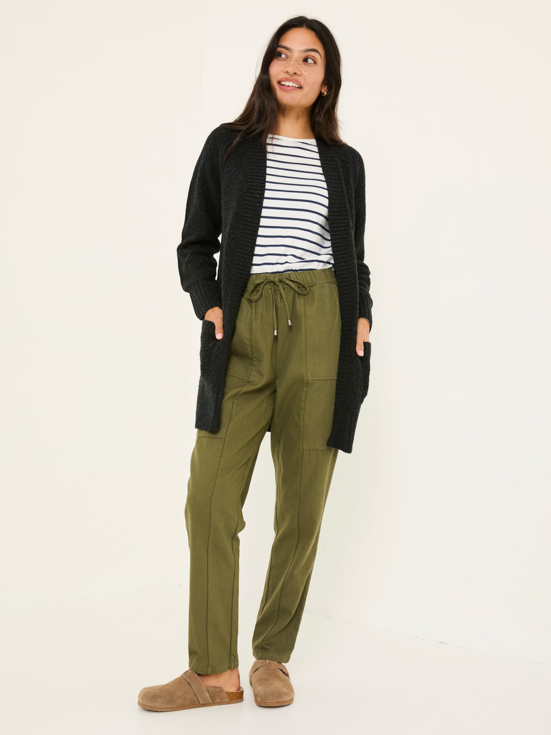 Black Hannah Textured Knitted Cardigan - Image 3 of 5