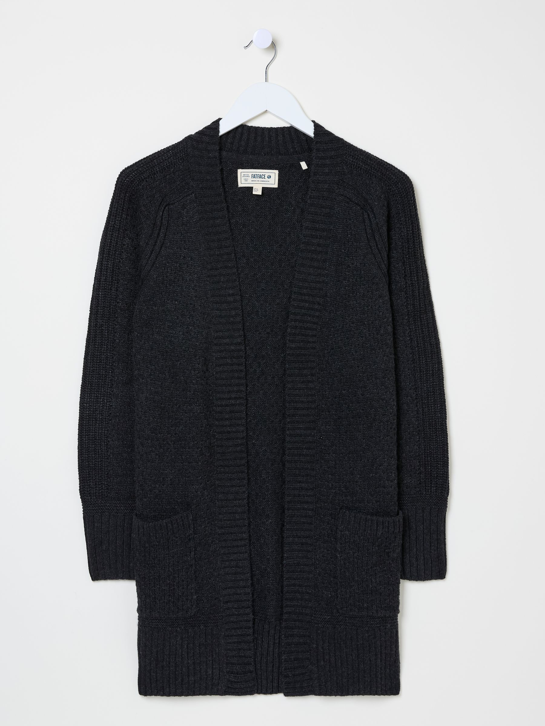 Black Hannah Textured Knitted Cardigan - Image 5 of 5