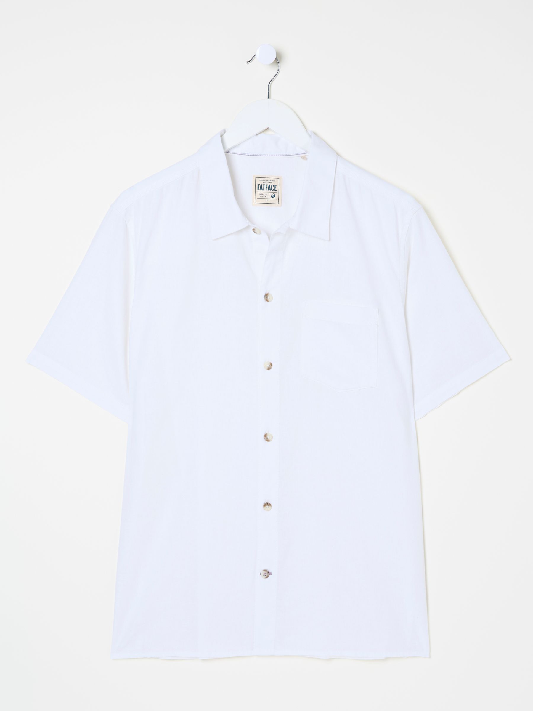 Bugle White Linen Cotton Shirt - Image 5 of 5