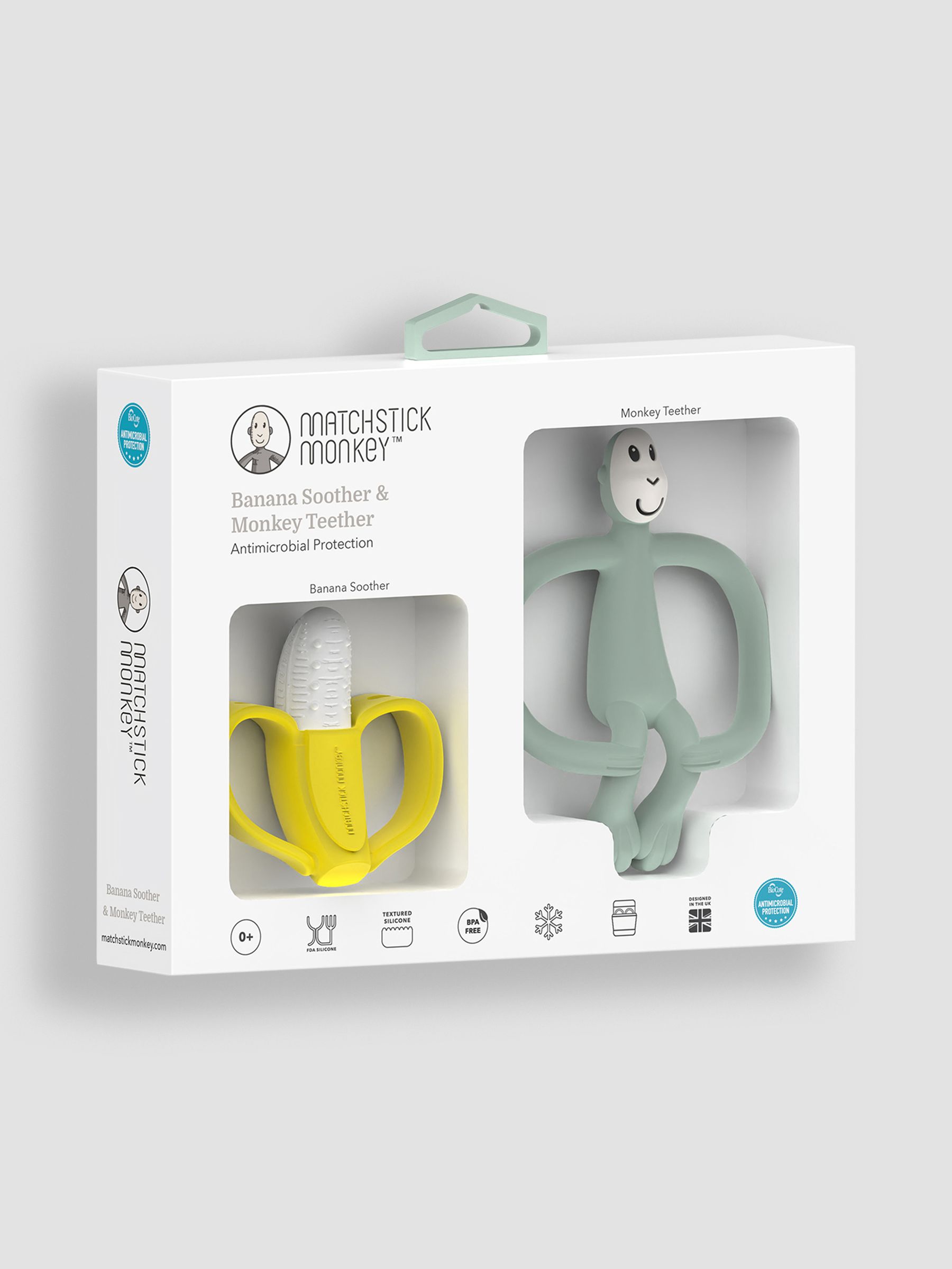 Matchstick Monkey Banana and Monkey Teether Gift Set - Image 1 of 7