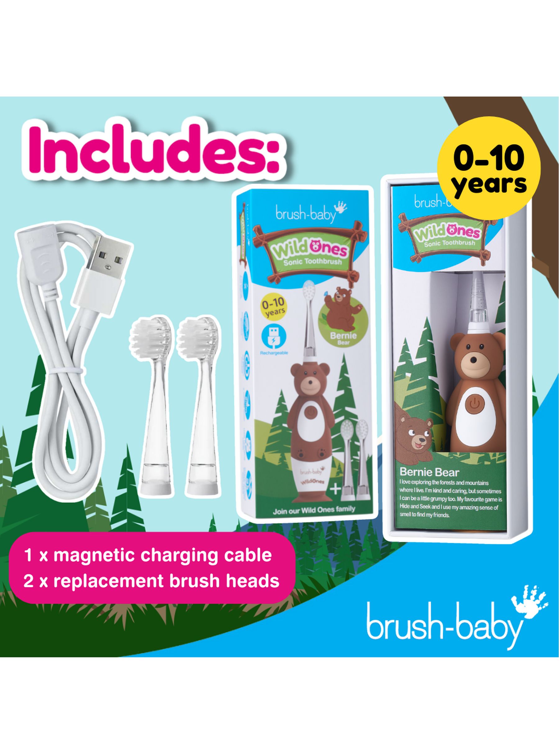 Brush Baby Bear Toothbrush - Image 5 of 6