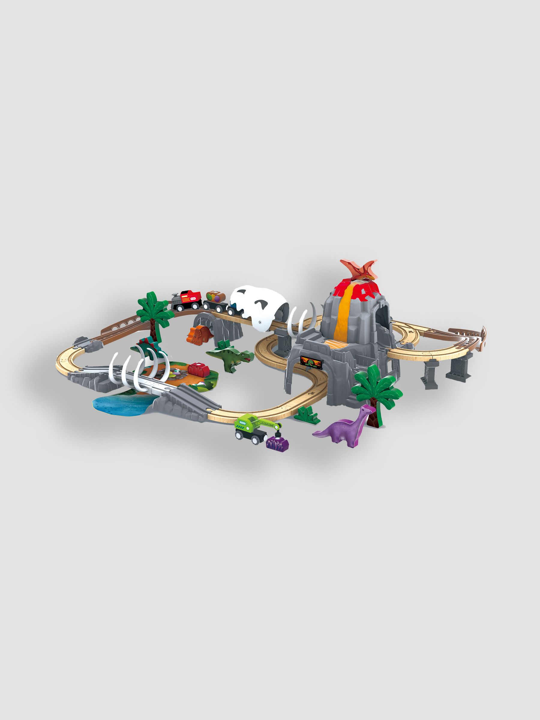 Hape Dino Railway Adventure Set - Image 1 of 3