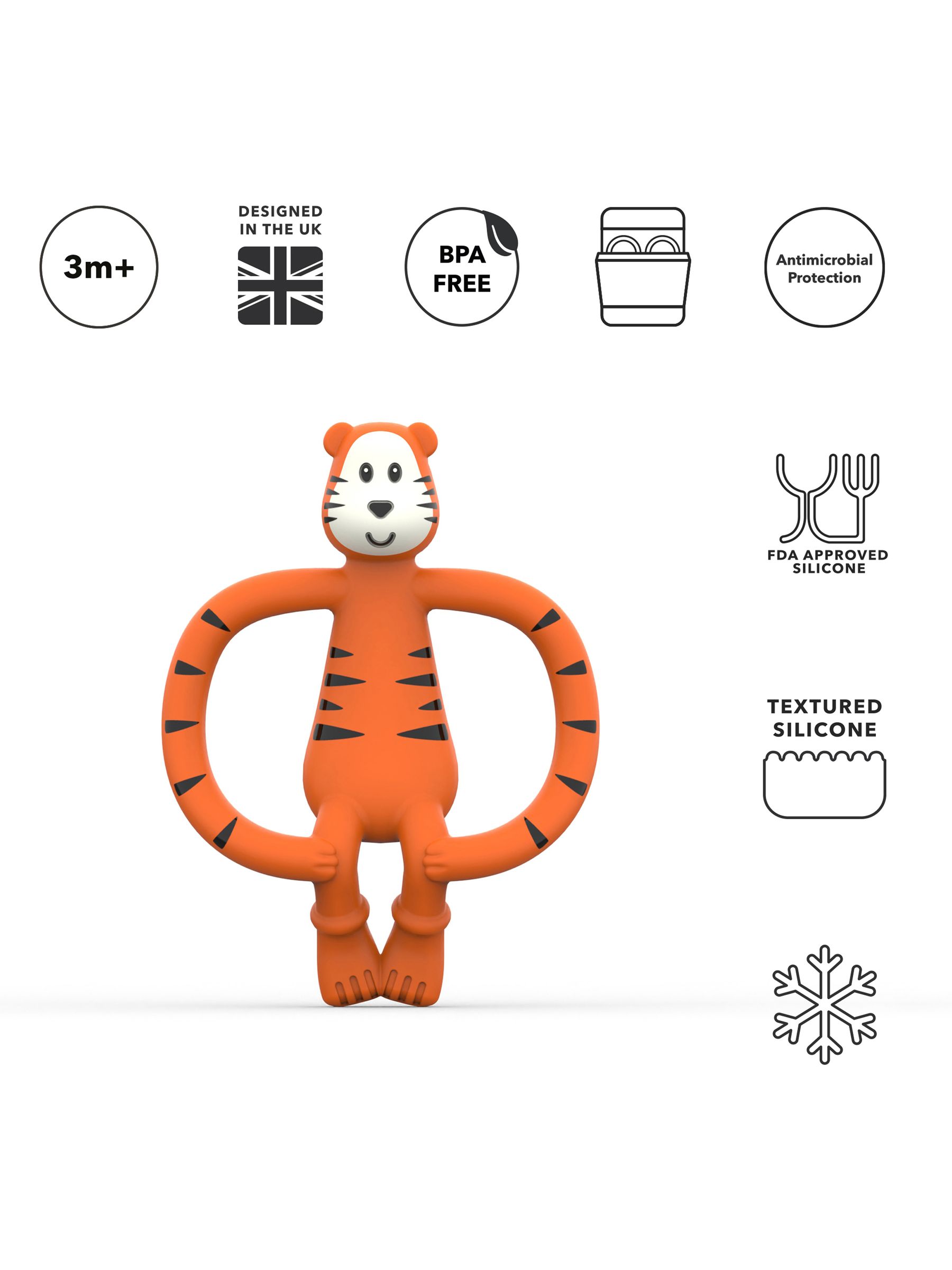 Matchstick Monkey Teddy Tiger Teether - Image 5 of 9