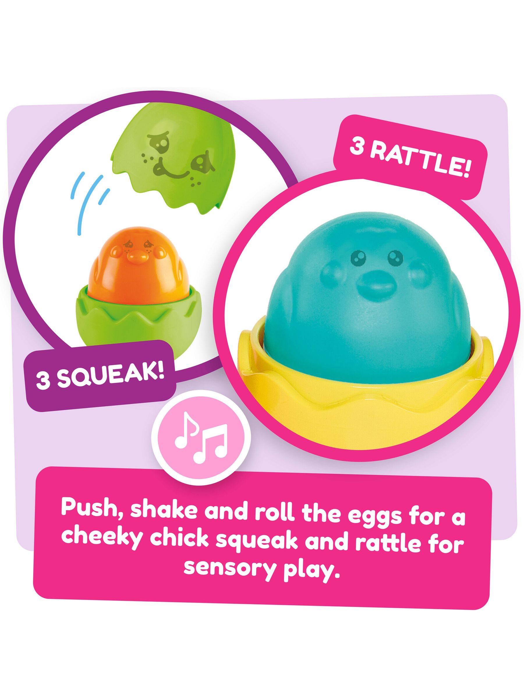 Tomy Hide & Squeak Bright Chicks - Image 3 of 5
