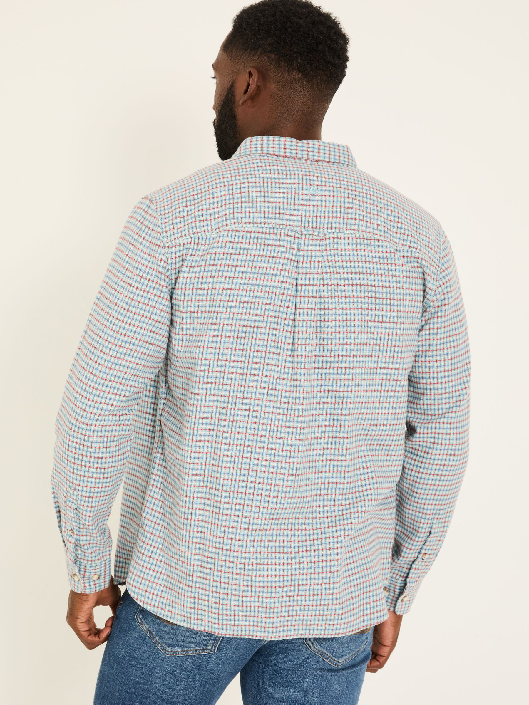 Bath Red Long Sleeve Check Shirt - Image 2 of 5