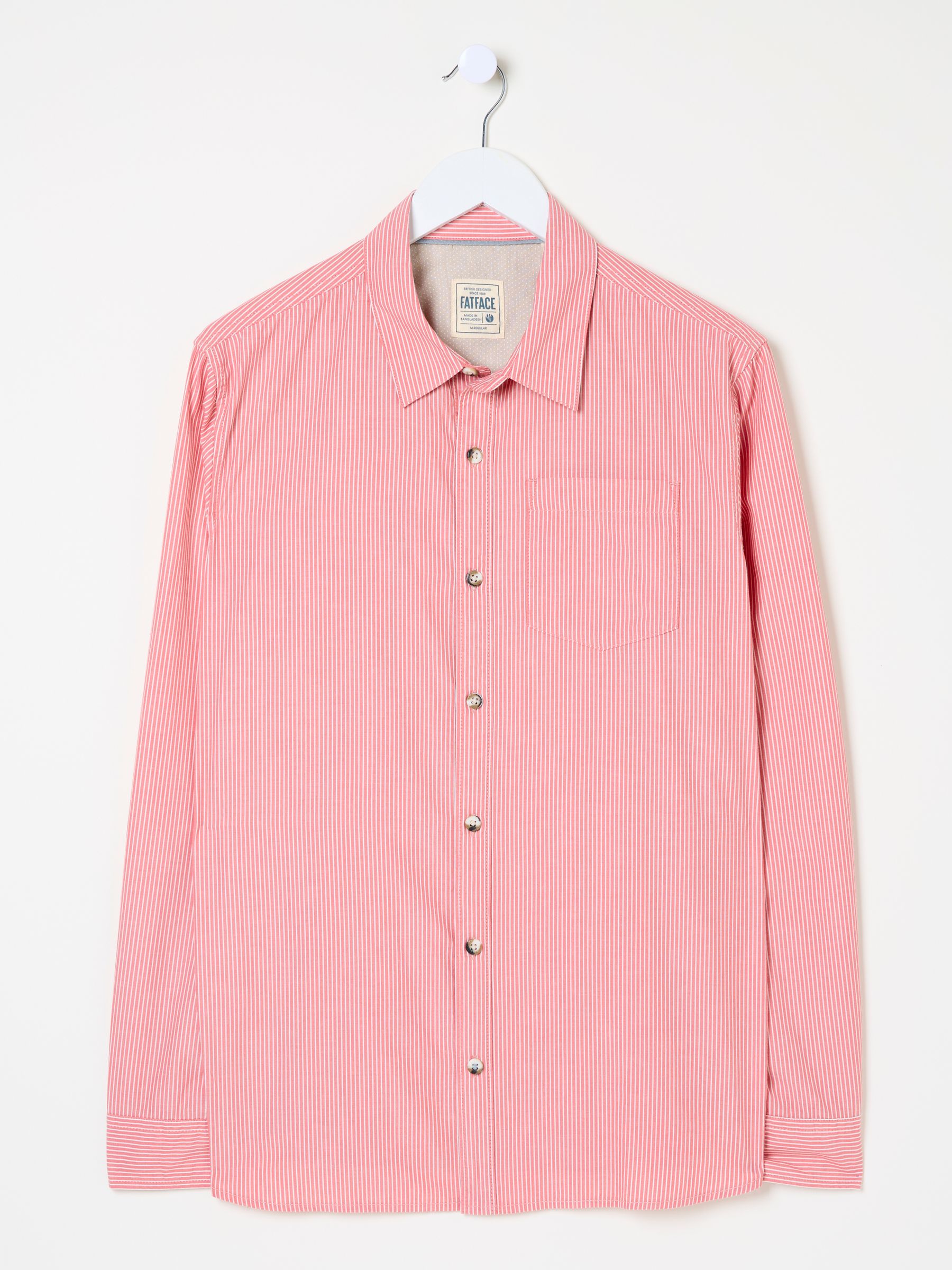 Dusky Pink Long Sleeve Elm Stripe Shirt - Image 6 of 6