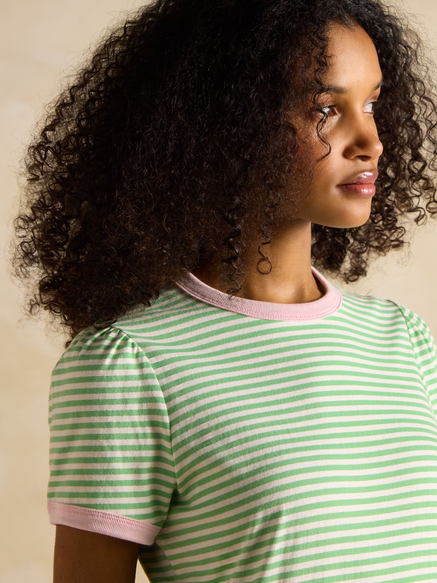 Erin Green Short Sleeve Striped T-Shirt - Image 5 of 6