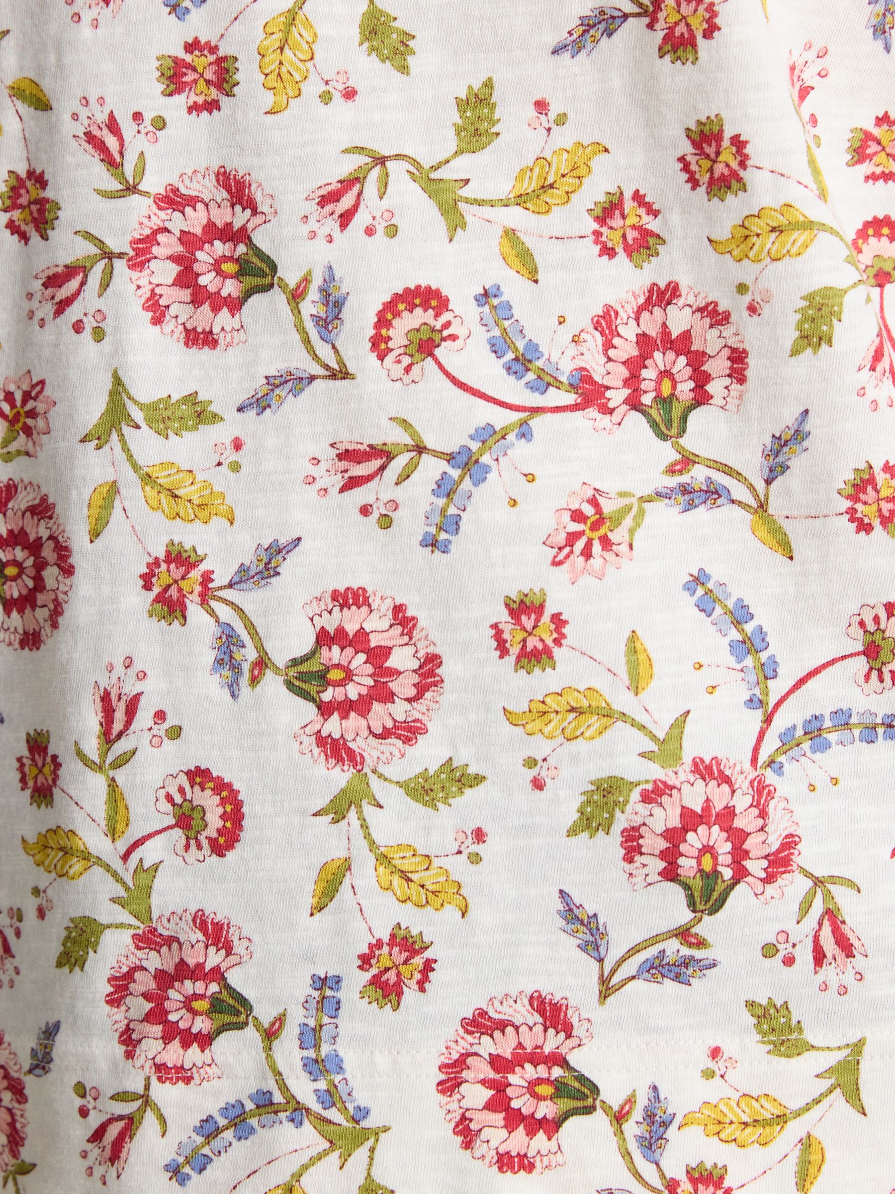Sienna Provence Floral Ladder Trim T-Shirt - Image 5 of 8