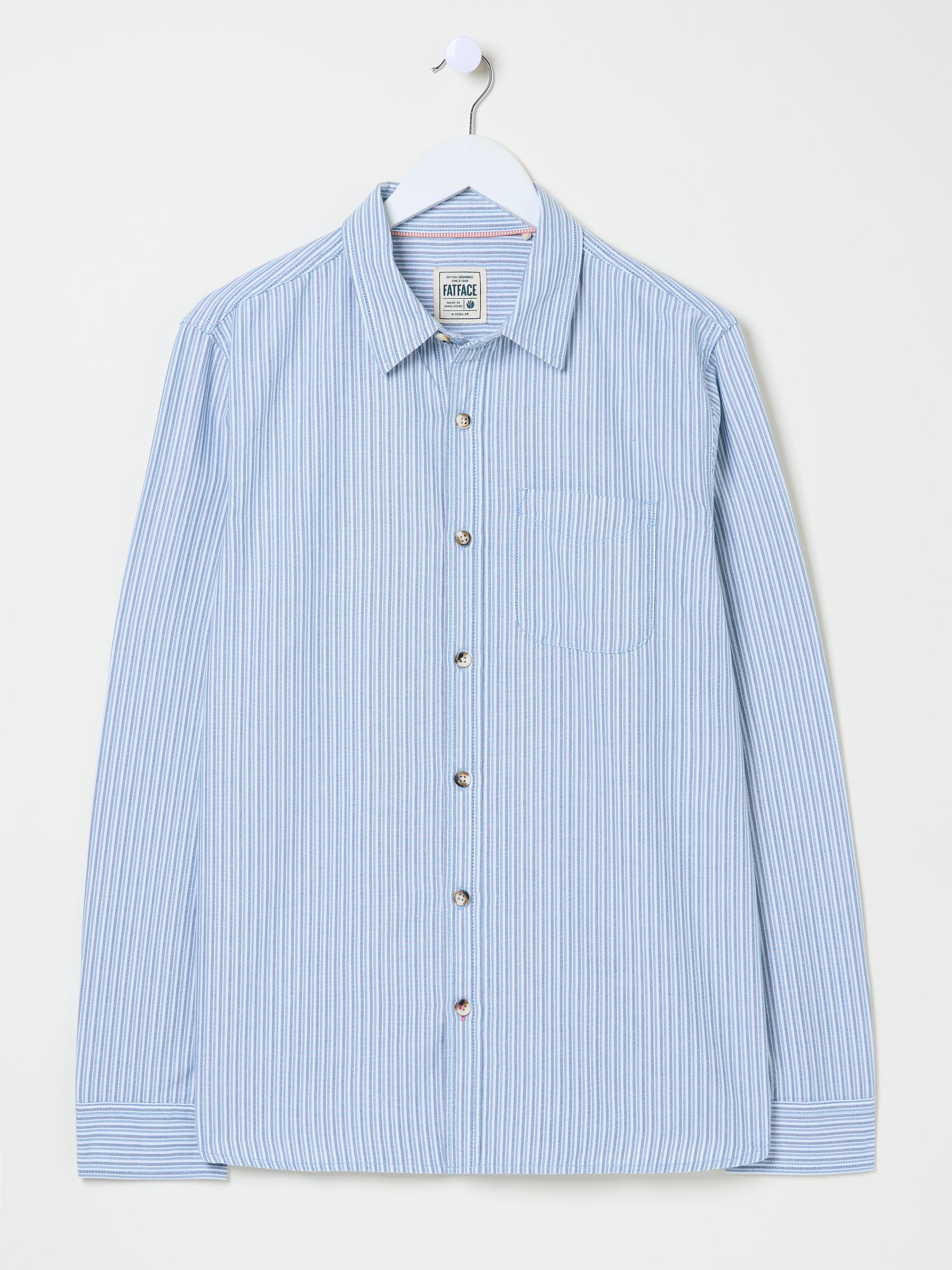 Mill Pale Blue Long Sleeve Stripe Shirt - Image 5 of 5