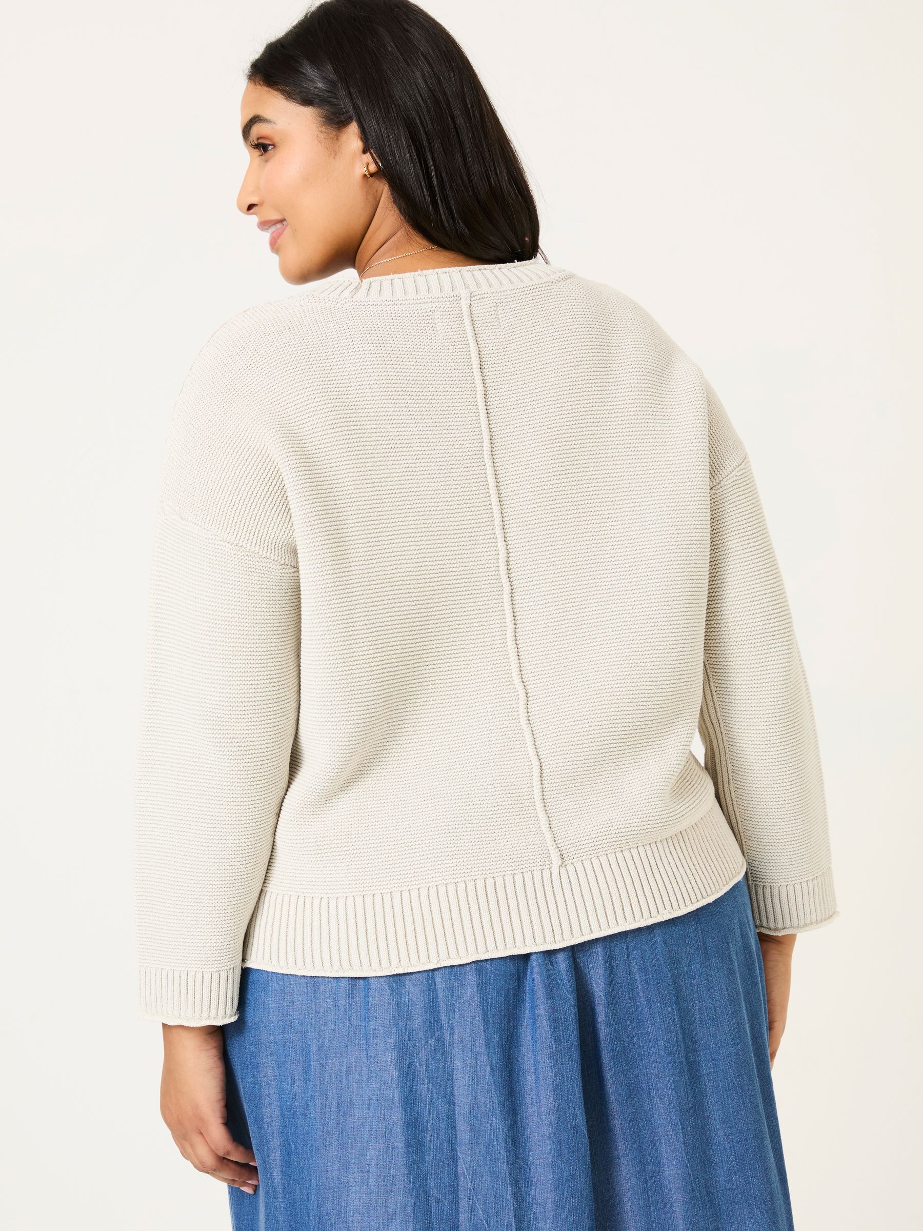Elia Stone Laundered Knitted Jumper - Image 7 of 10