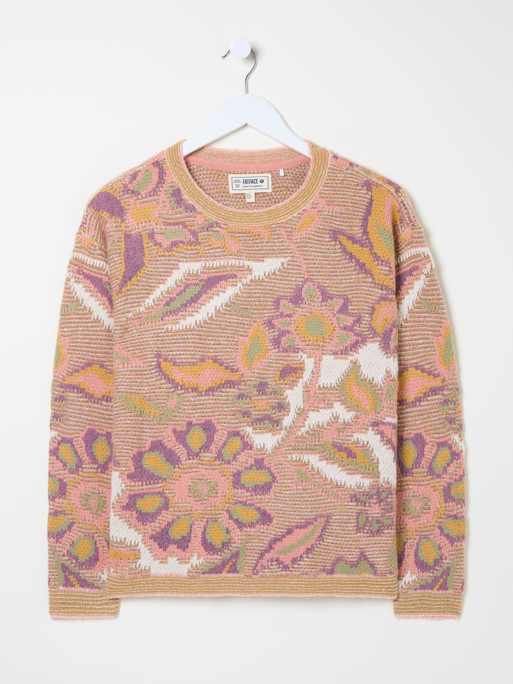 Natural Wilding Knitted Pattern Jumper - Image 4 of 5