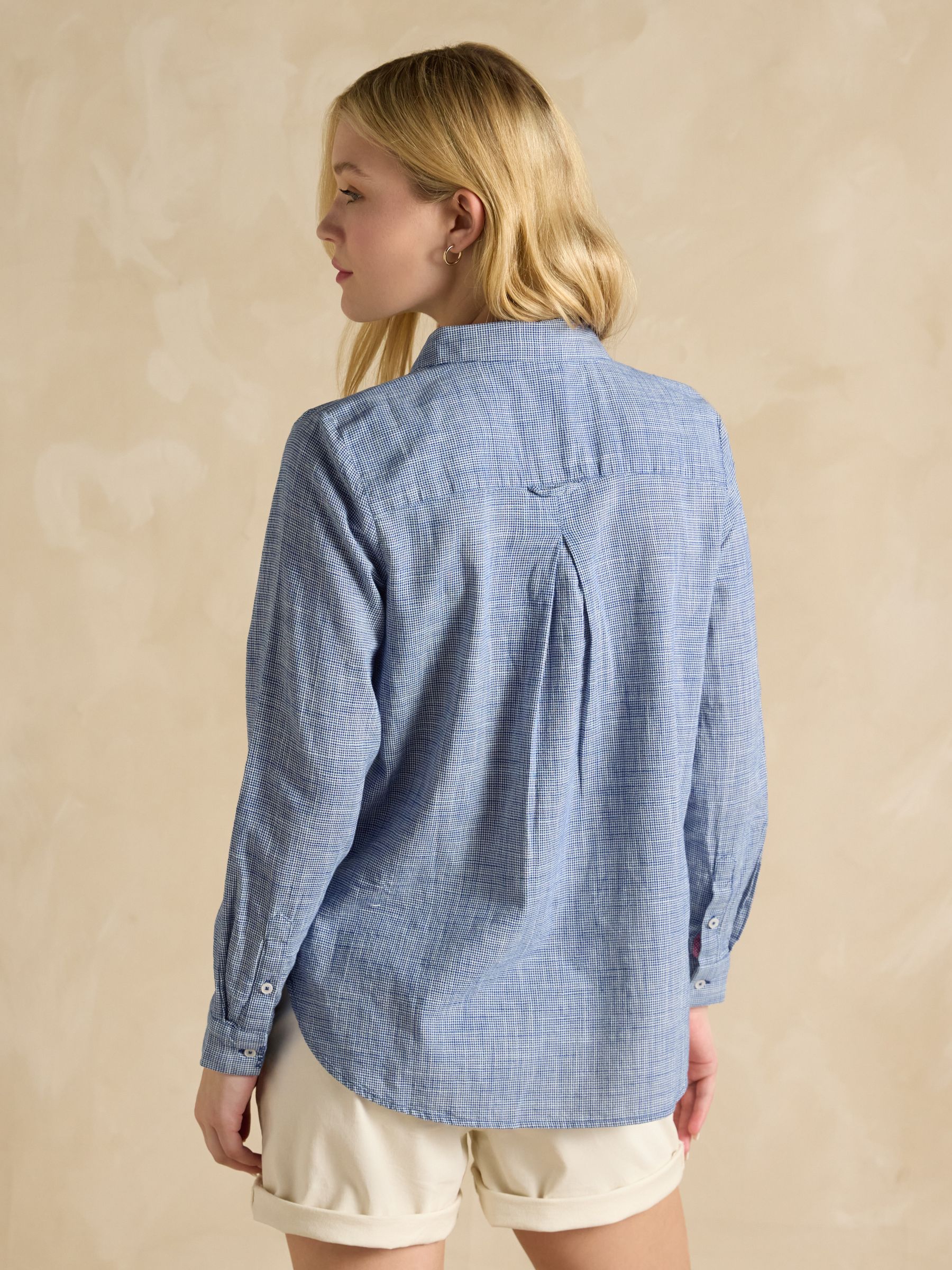Ida Blue Cotton Shirt - Image 2 of 7
