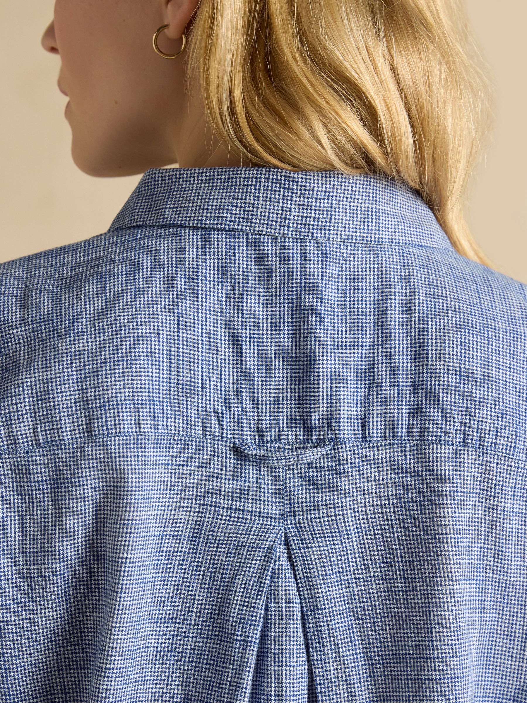 Ida Blue Cotton Shirt - Image 6 of 7